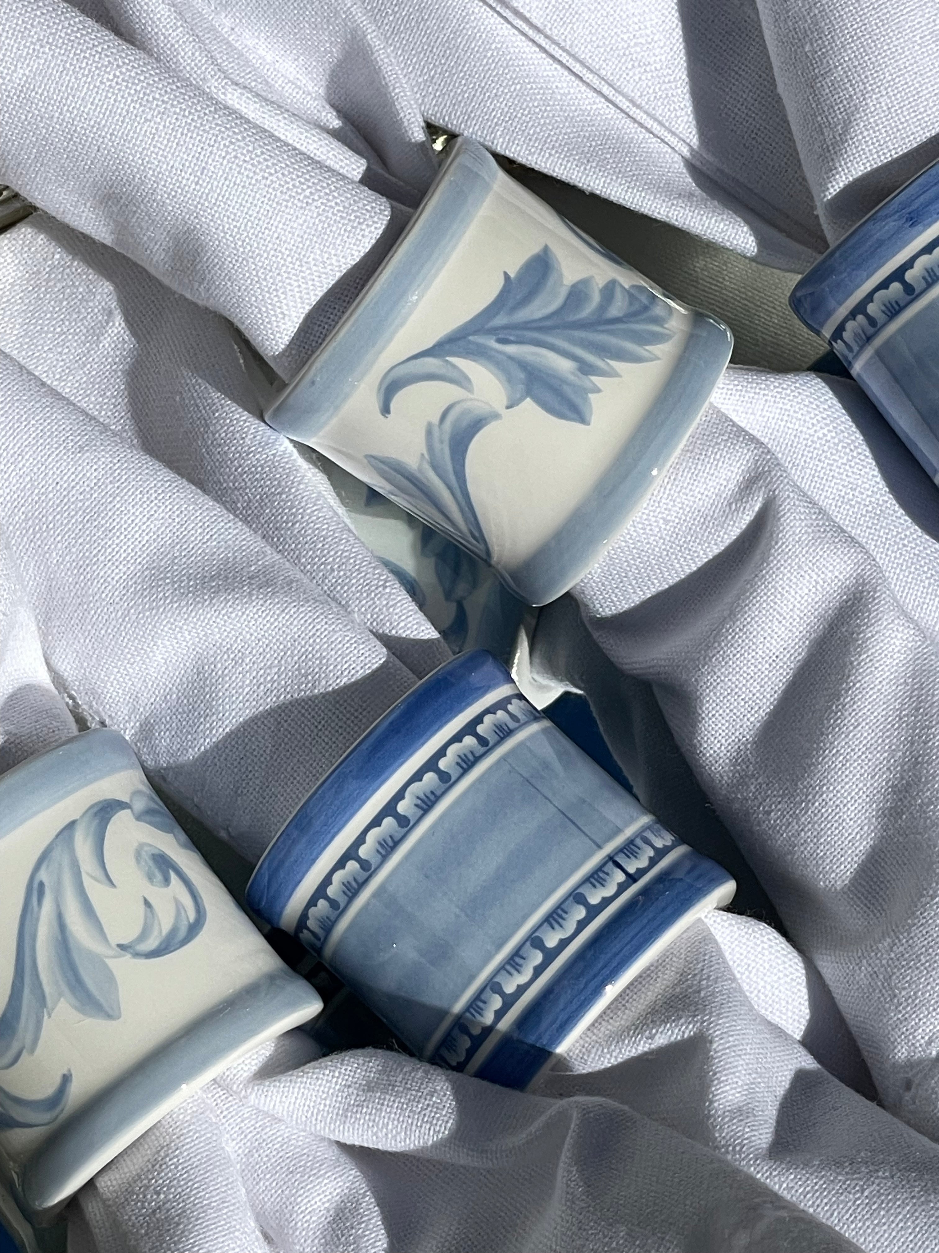 Aix-en-Provence Napkin Rings, Set of 4