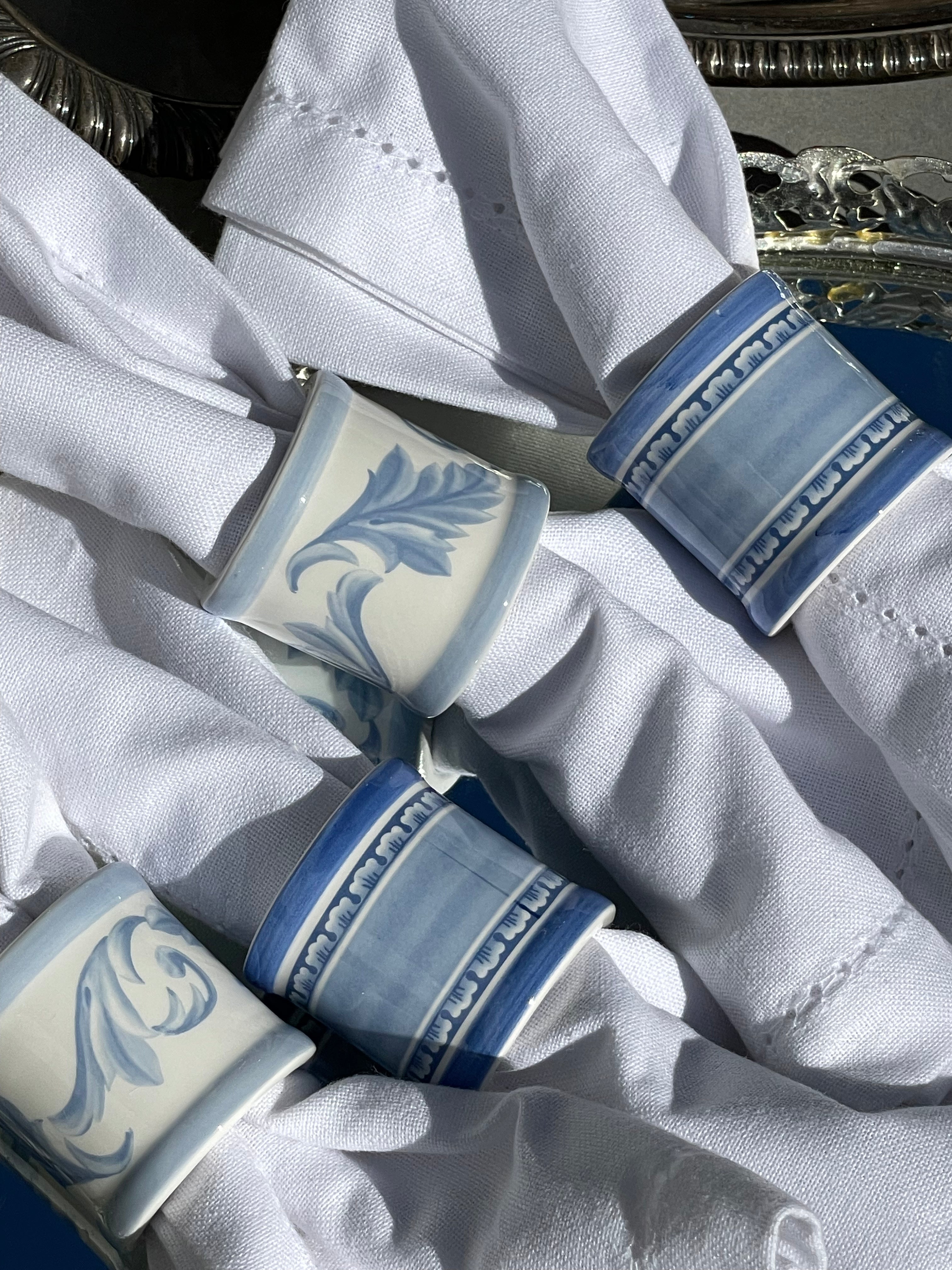 Aix-en-Provence Napkin Rings, Set of 4