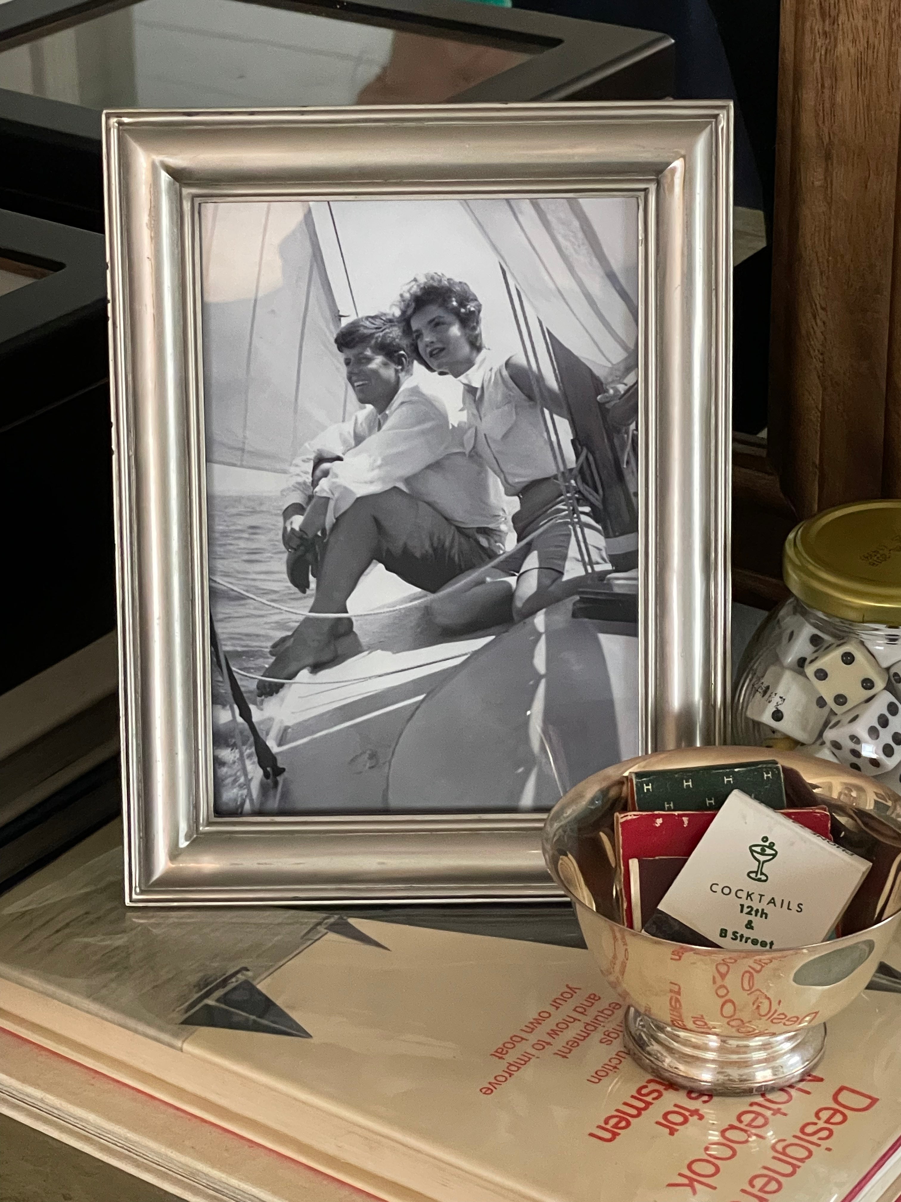 The Kennedys at Sail, 1953 Framed Art