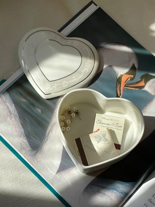 Fairchild Heart-Shaped Trinket Box
