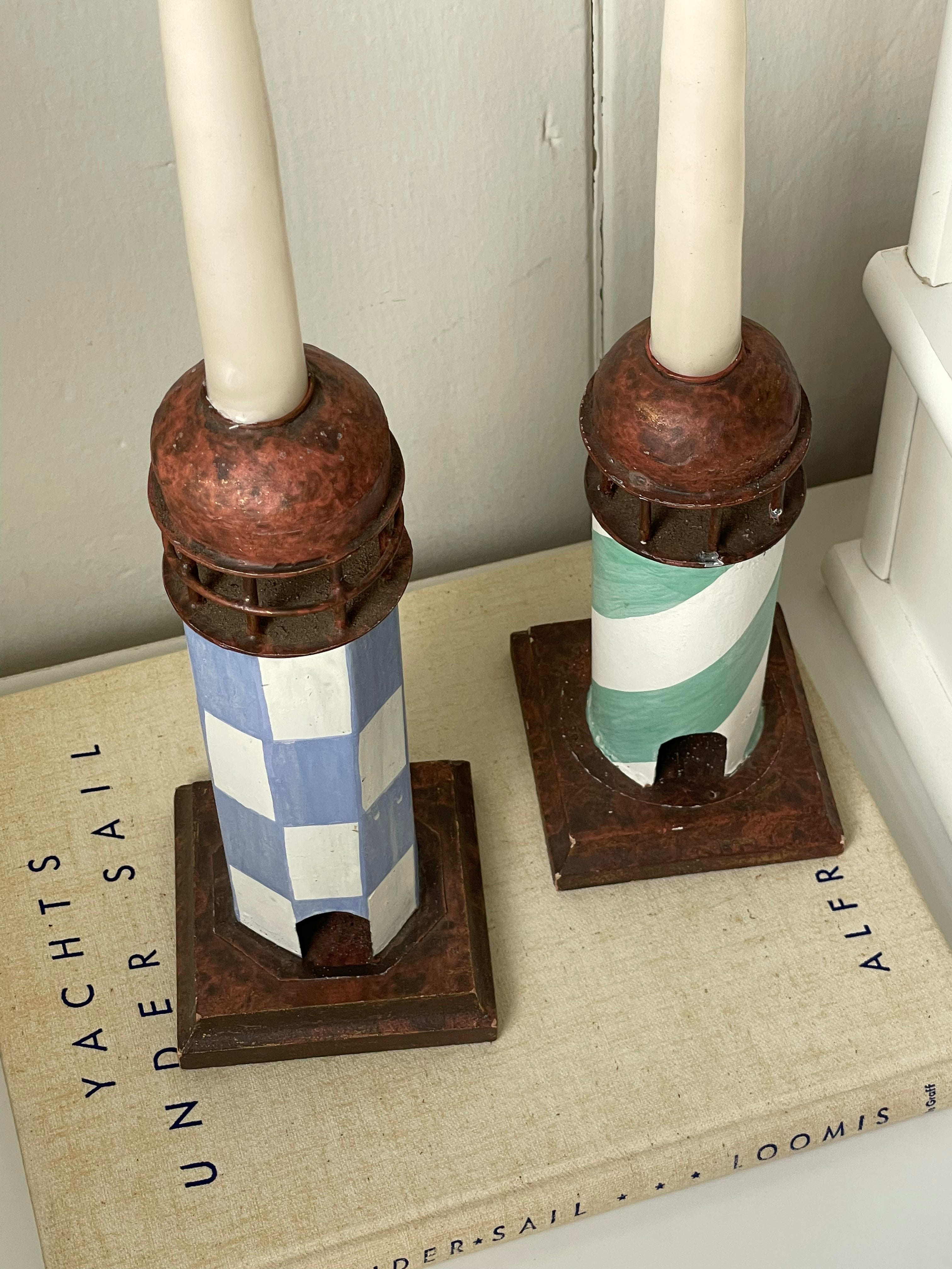 Twin Beacons Candlesticks