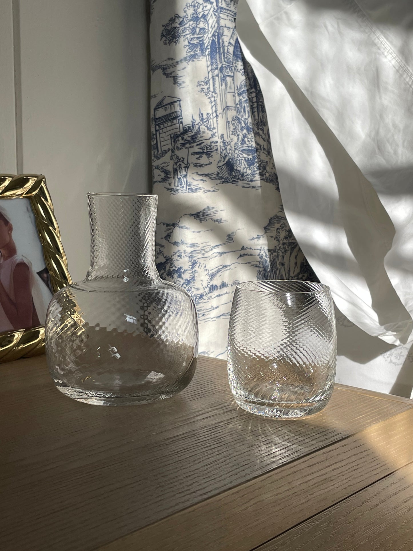 Davenport Bedside Water Carafe & Glass
