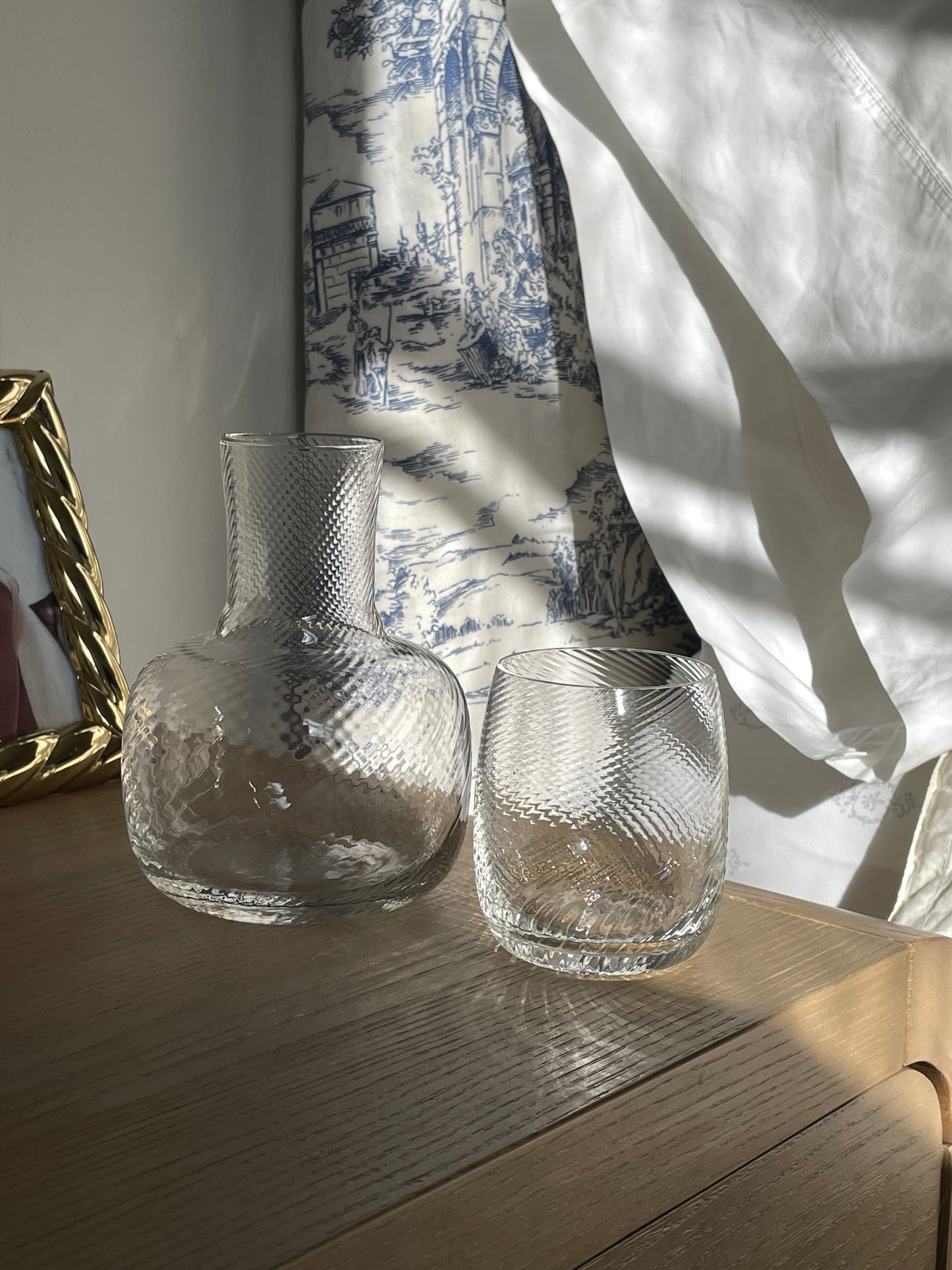Davenport Bedside Water Carafe & Glass