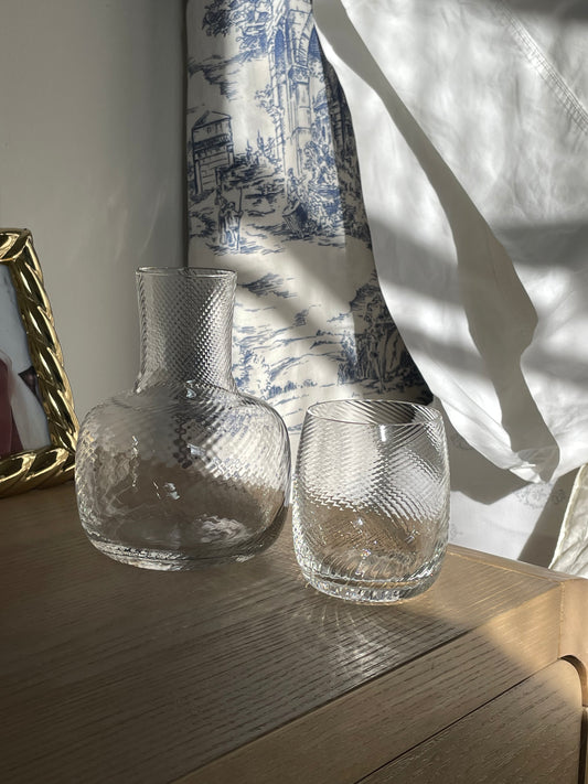Davenport Bedside Water Carafe & Glass