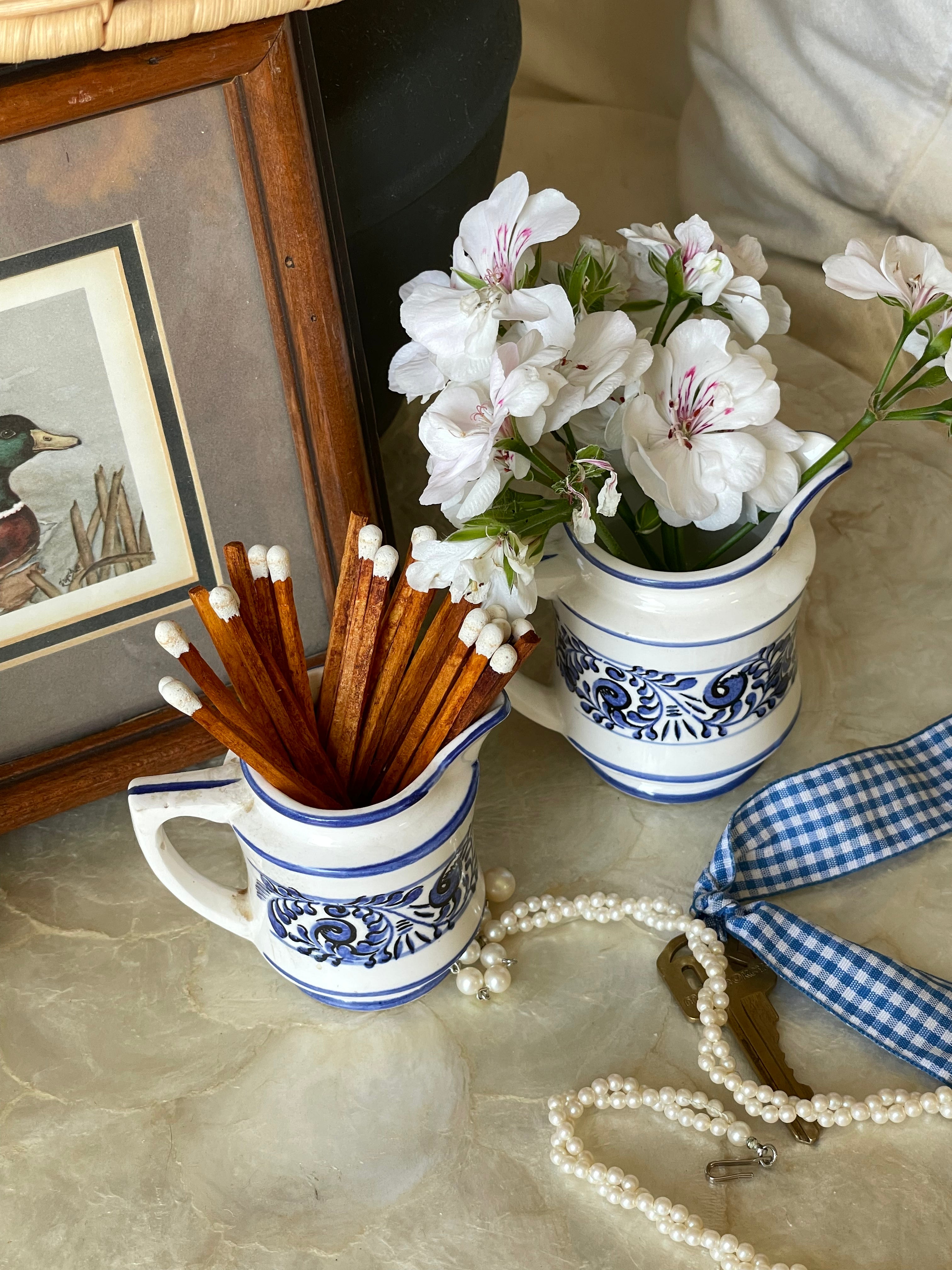 Blueberry Farm Mini Pitchers, Set of 2