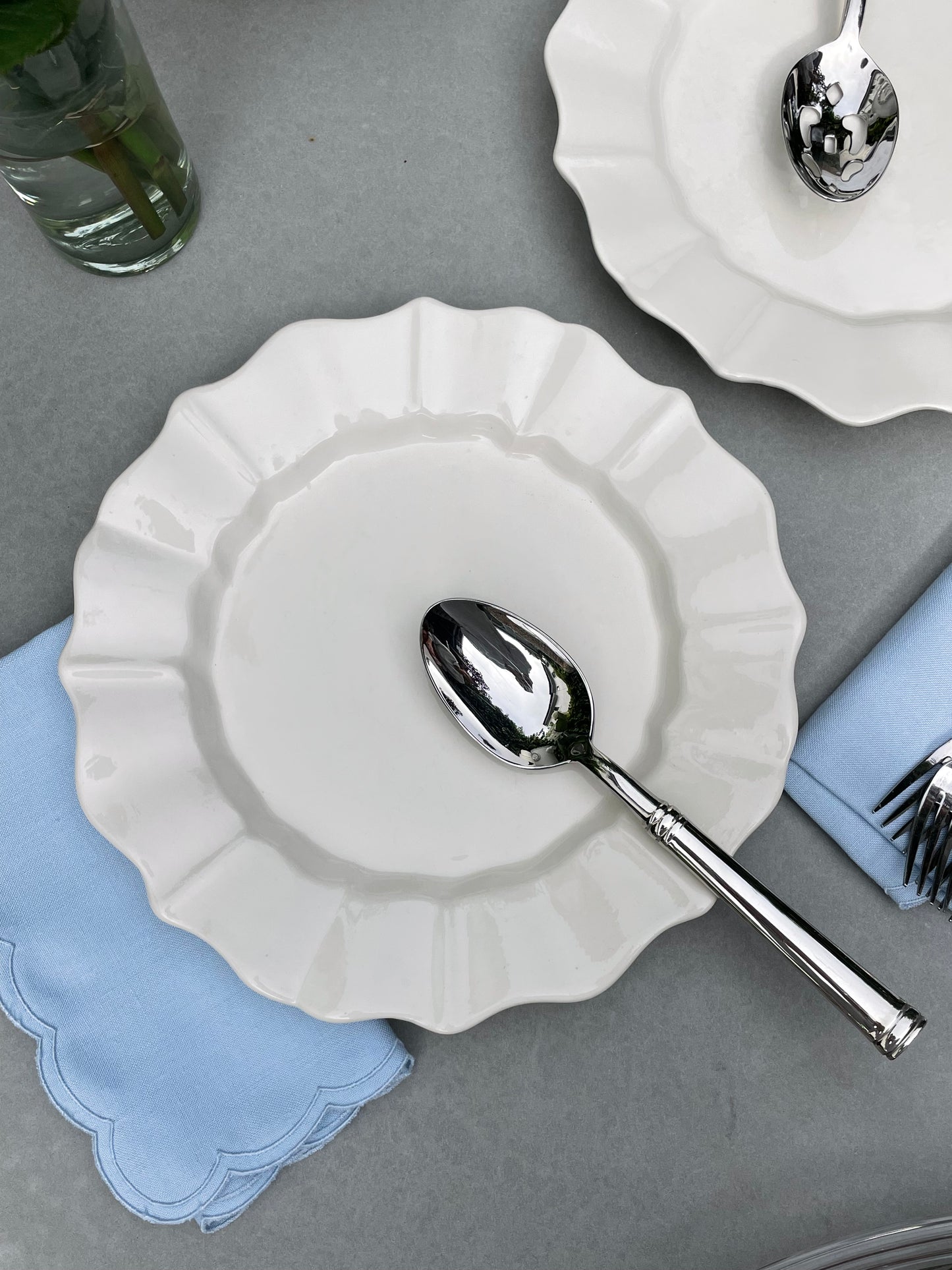 Buttercream Serving Plates, Set of 2