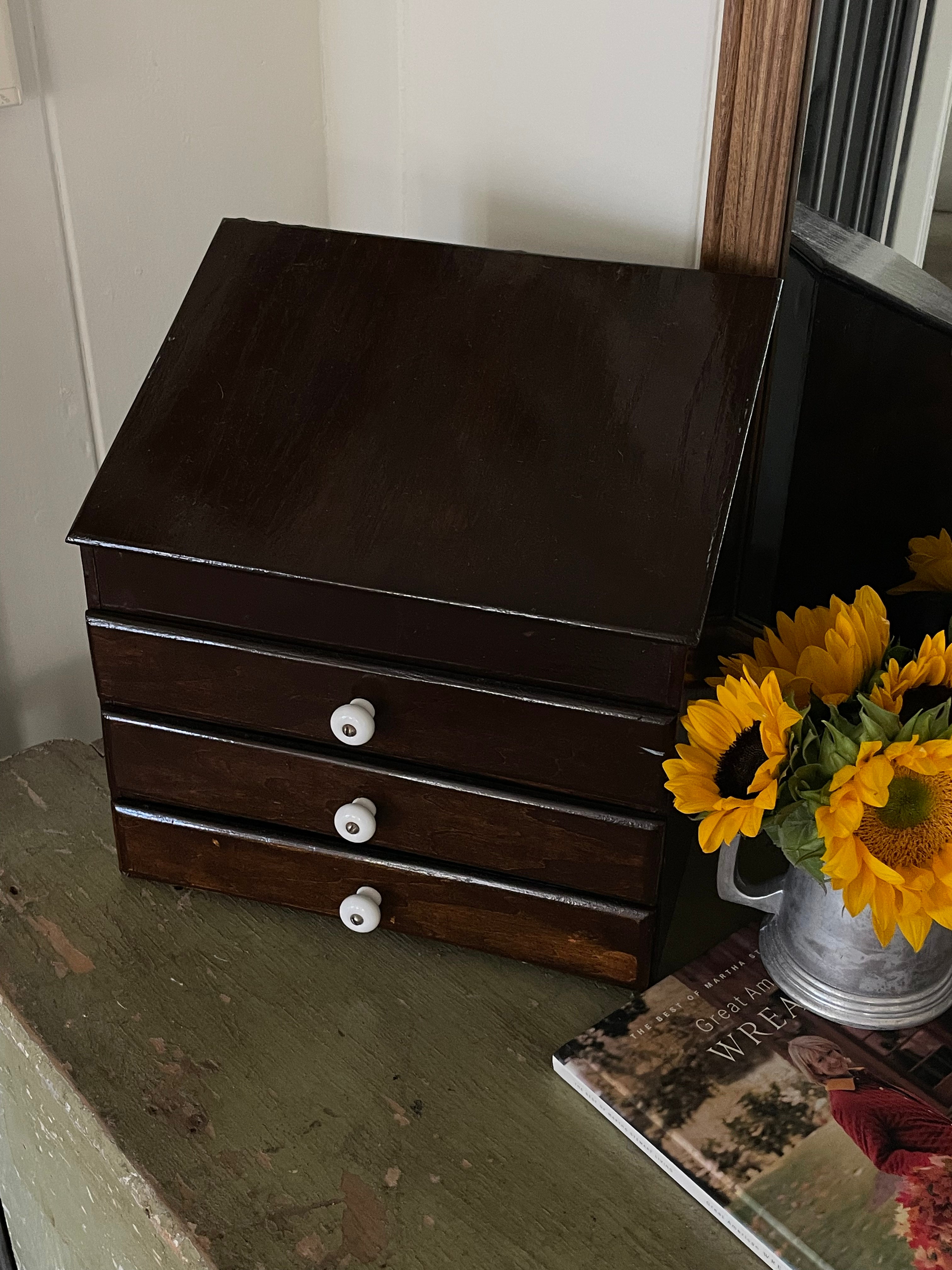 Darien Wooden Desk Organizer