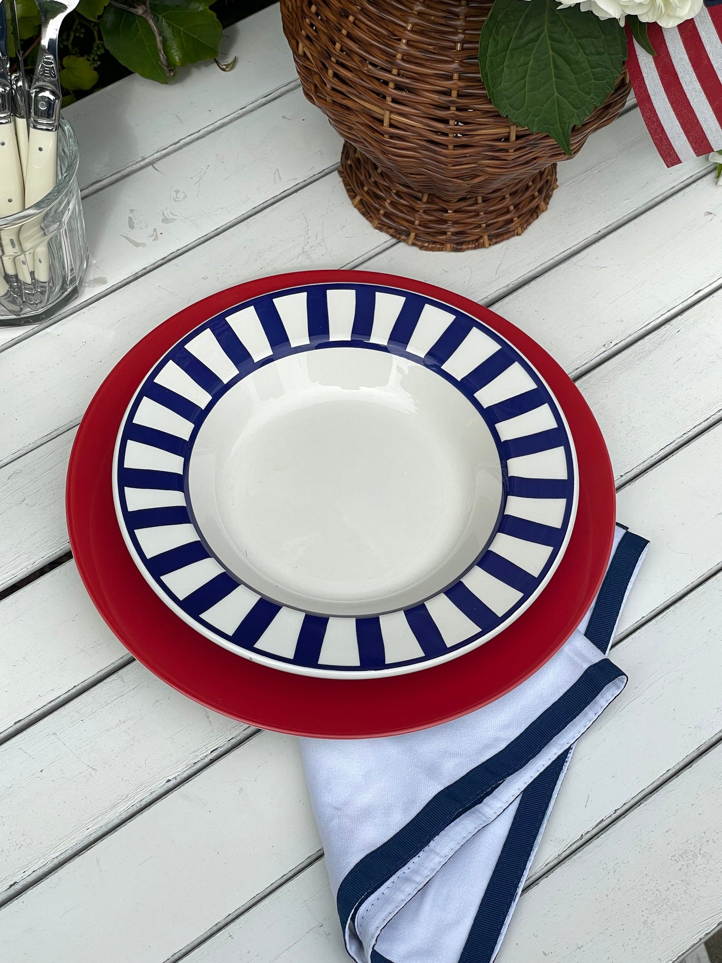 Uncle Sam Dinner Plates, Set of 6