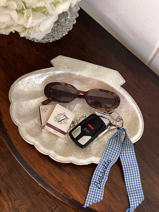 Capiz Shell Trinket Dish