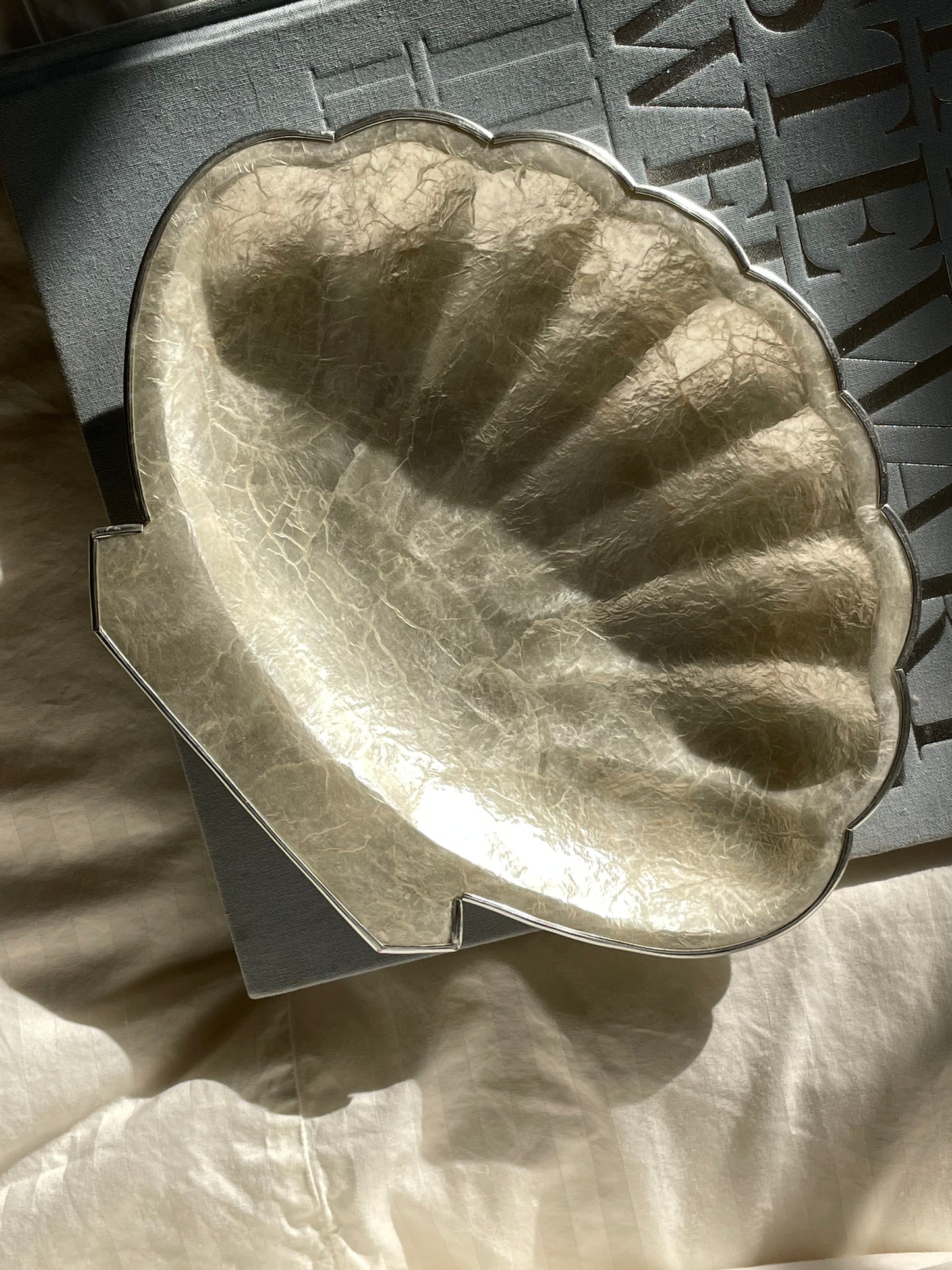 Capiz Shell Trinket Dish