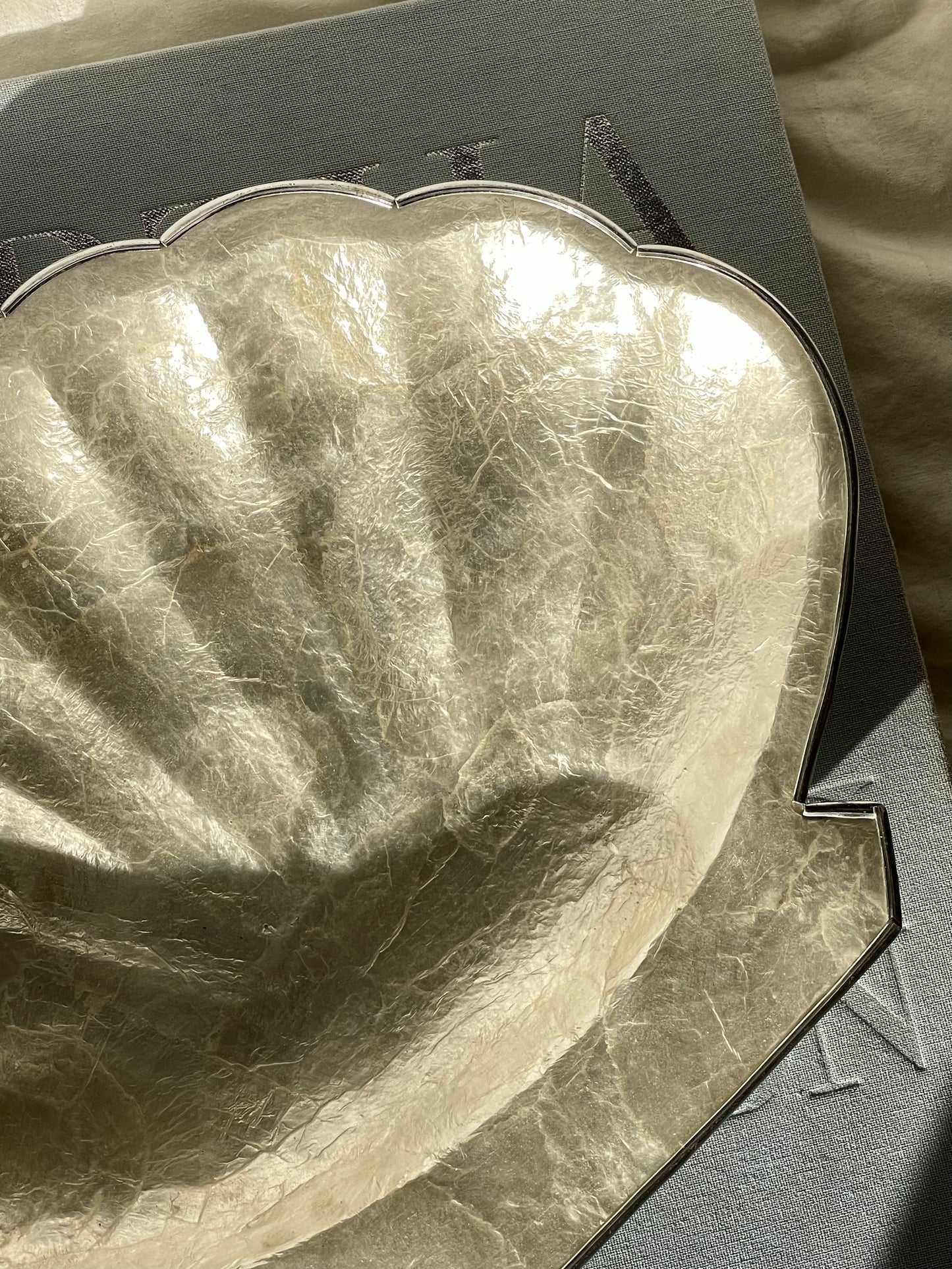 Capiz Shell Trinket Dish
