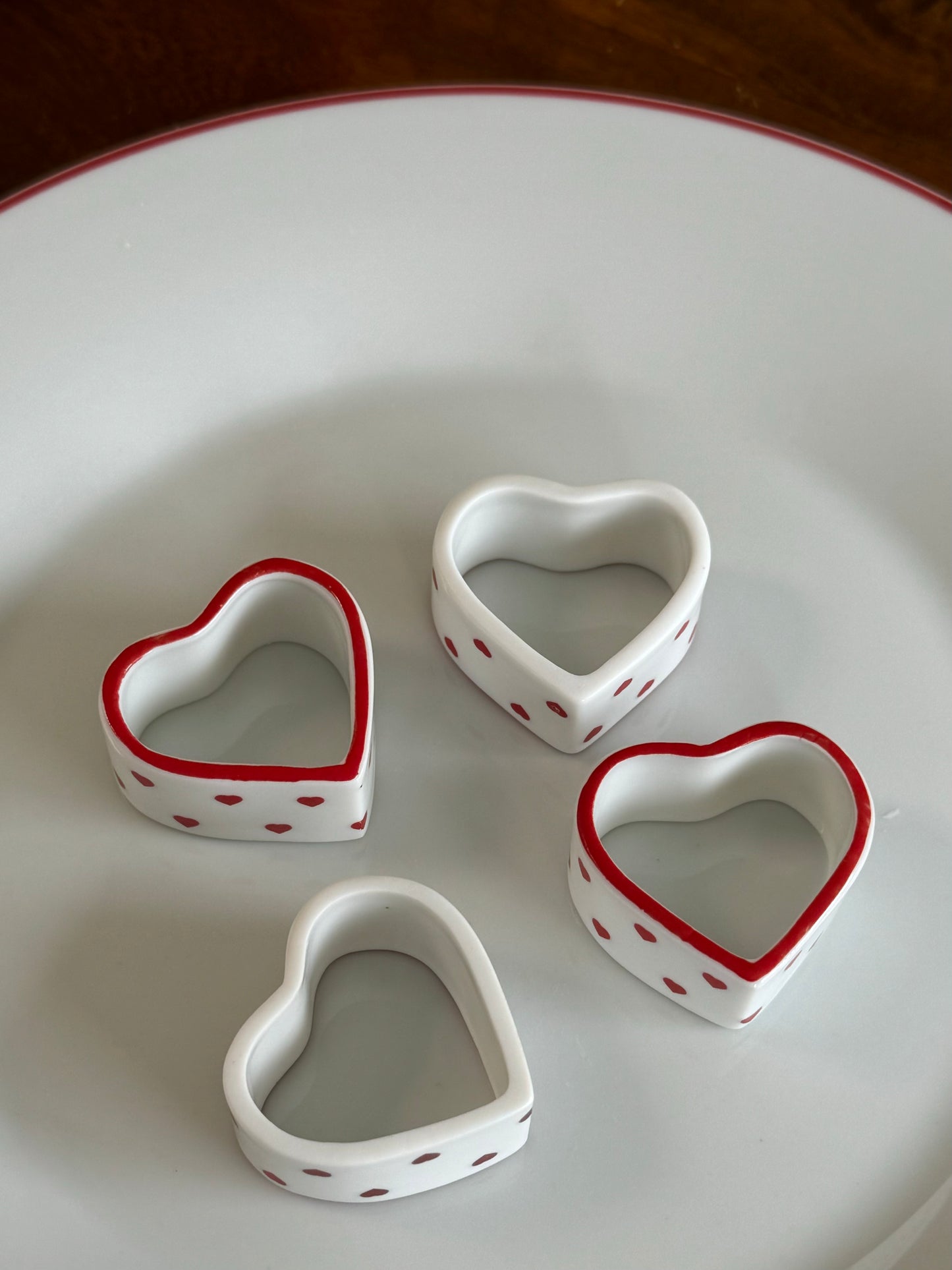 Love Boat Napkin Rings, Set of 4