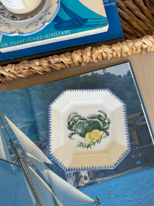 Blue Crab Trinket Dish