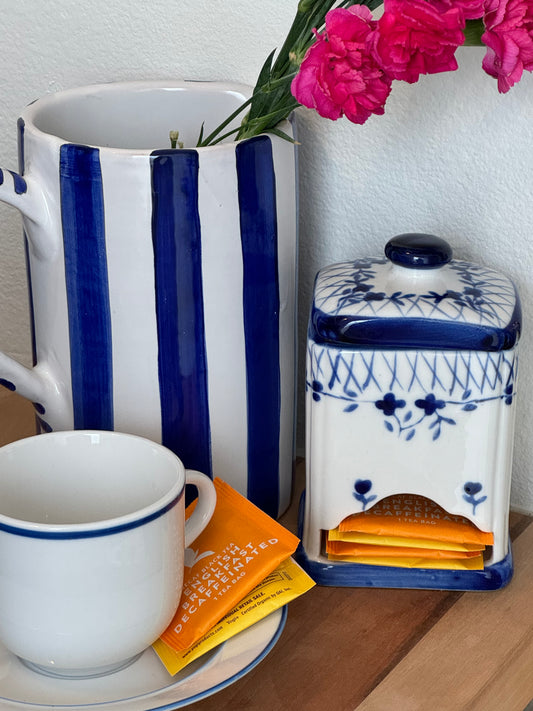 Swedish Ceramic Tea Bag Dispenser