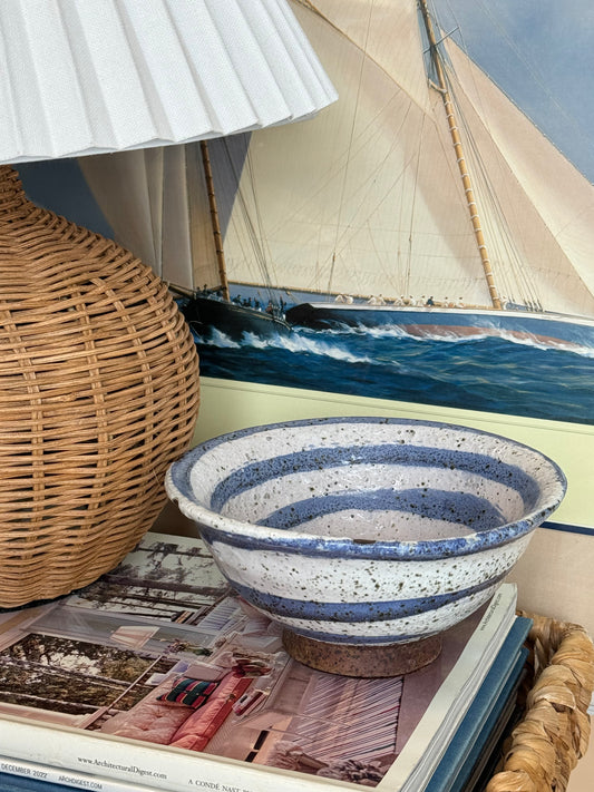 Whaler Hand-Made Art-Pottery Bowl