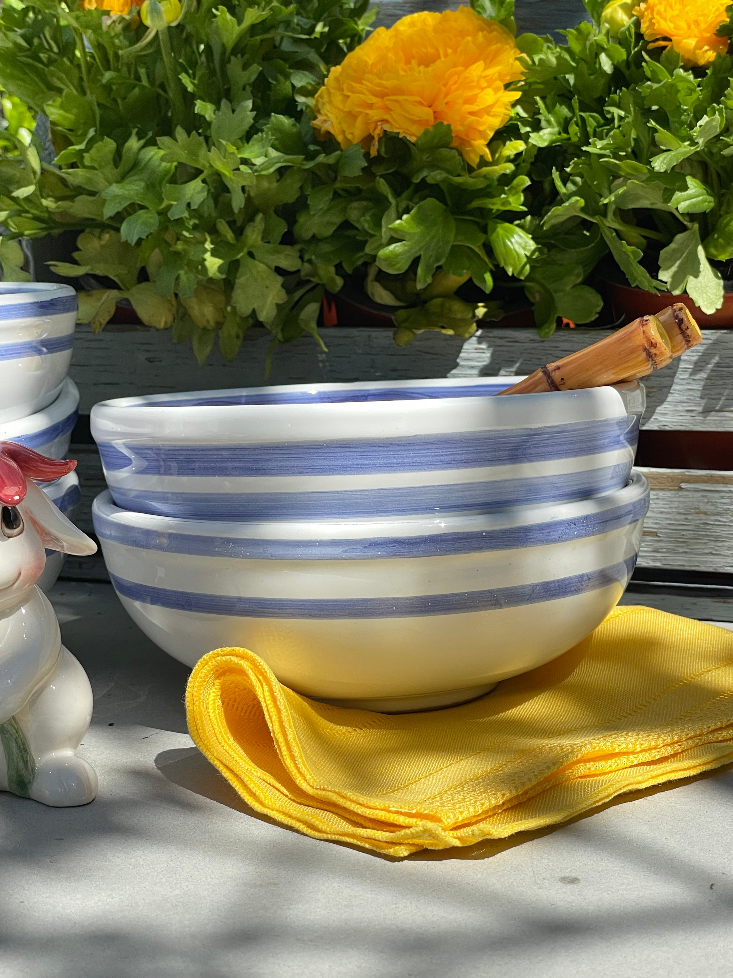 Honeysuckle Bowls, Set of 5