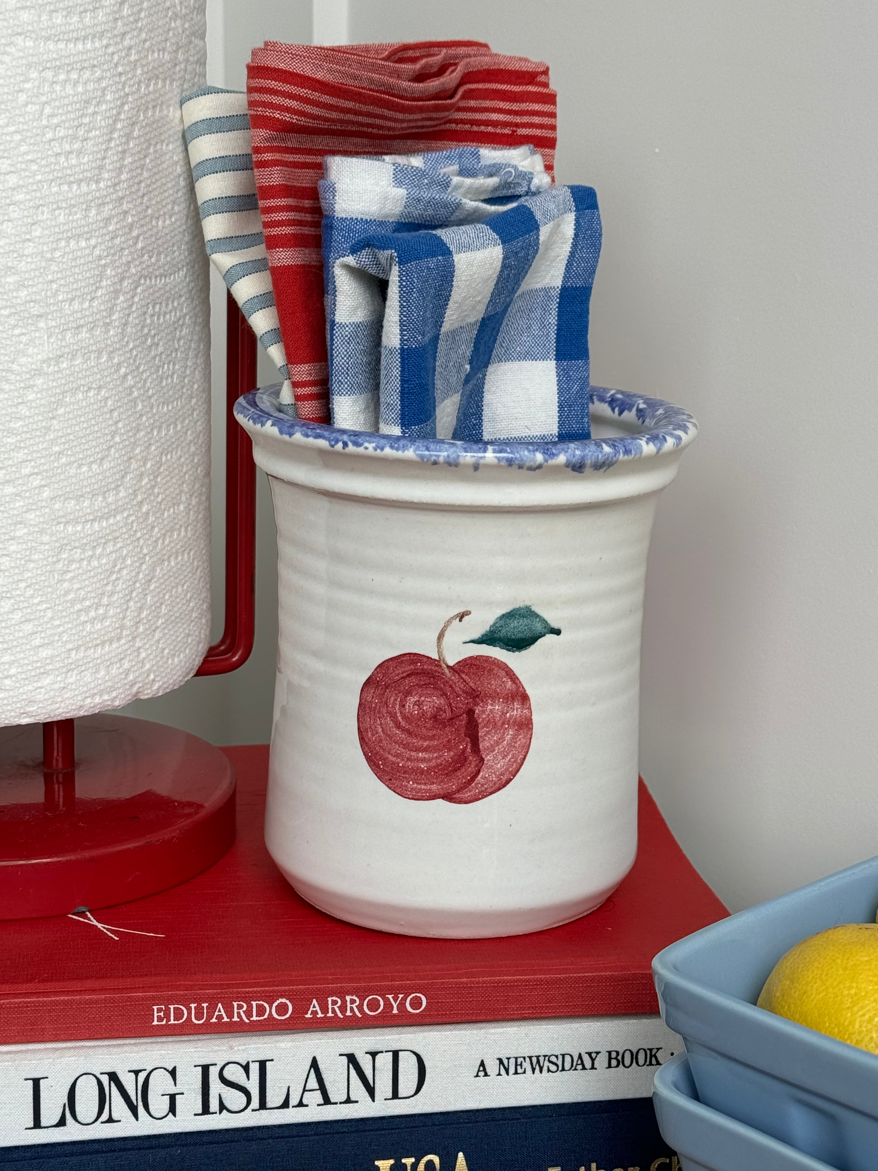 Apple Orchard Utensil Crock