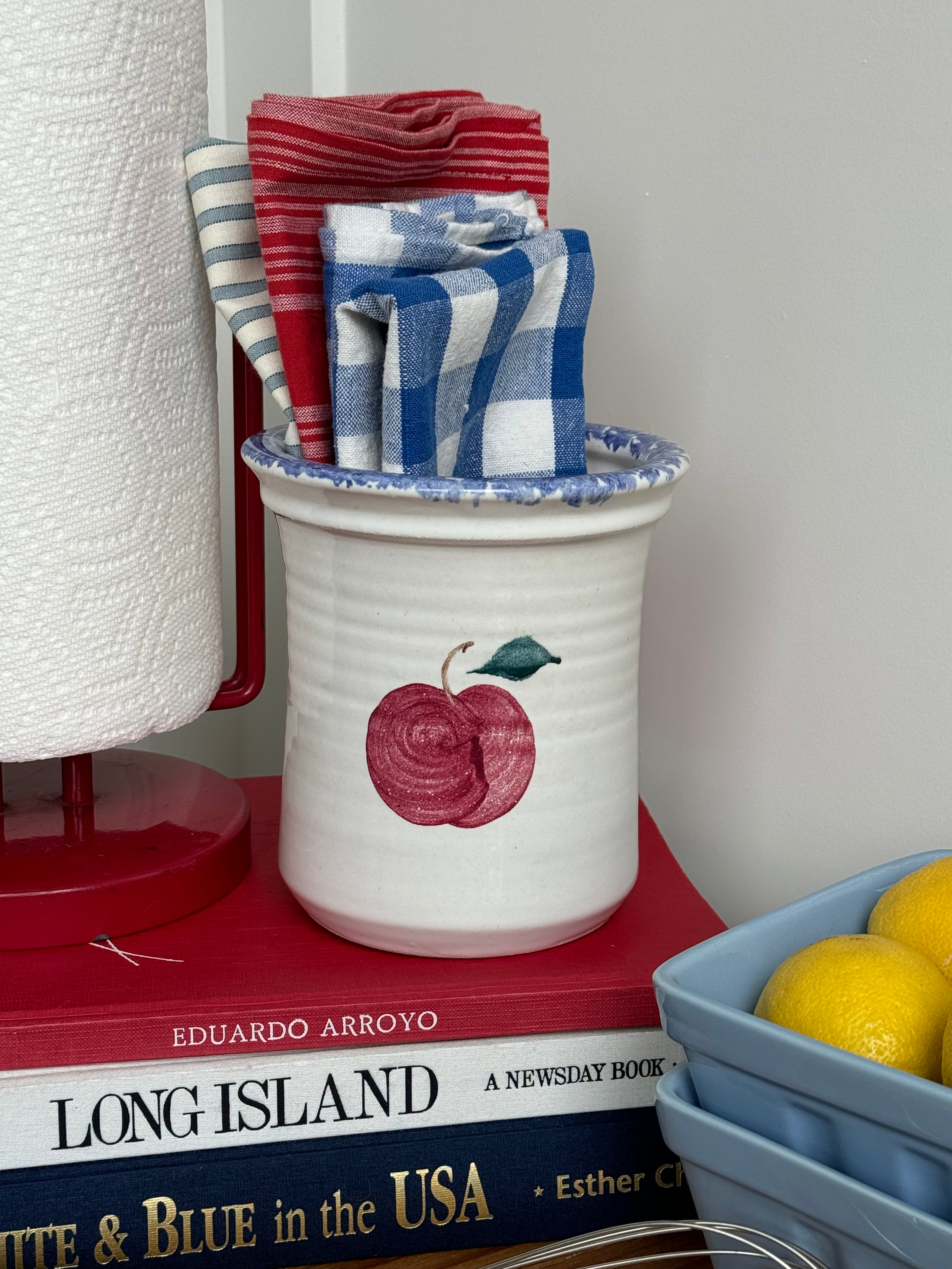 Apple Orchard Utensil Crock