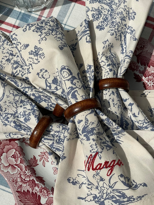 Woodrow Napkin Rings, Set of 4