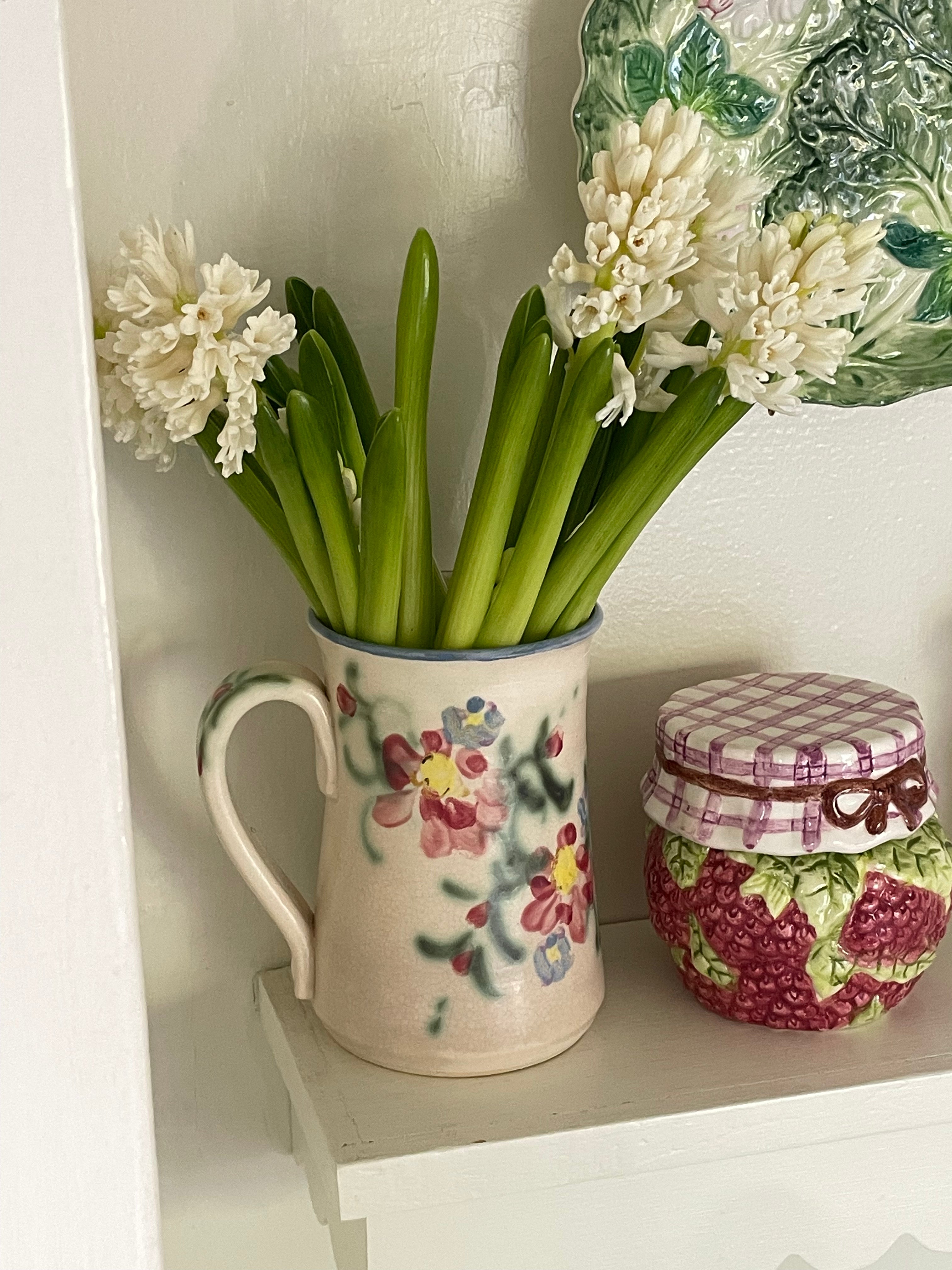 Spring Fling Art Pottery Vase