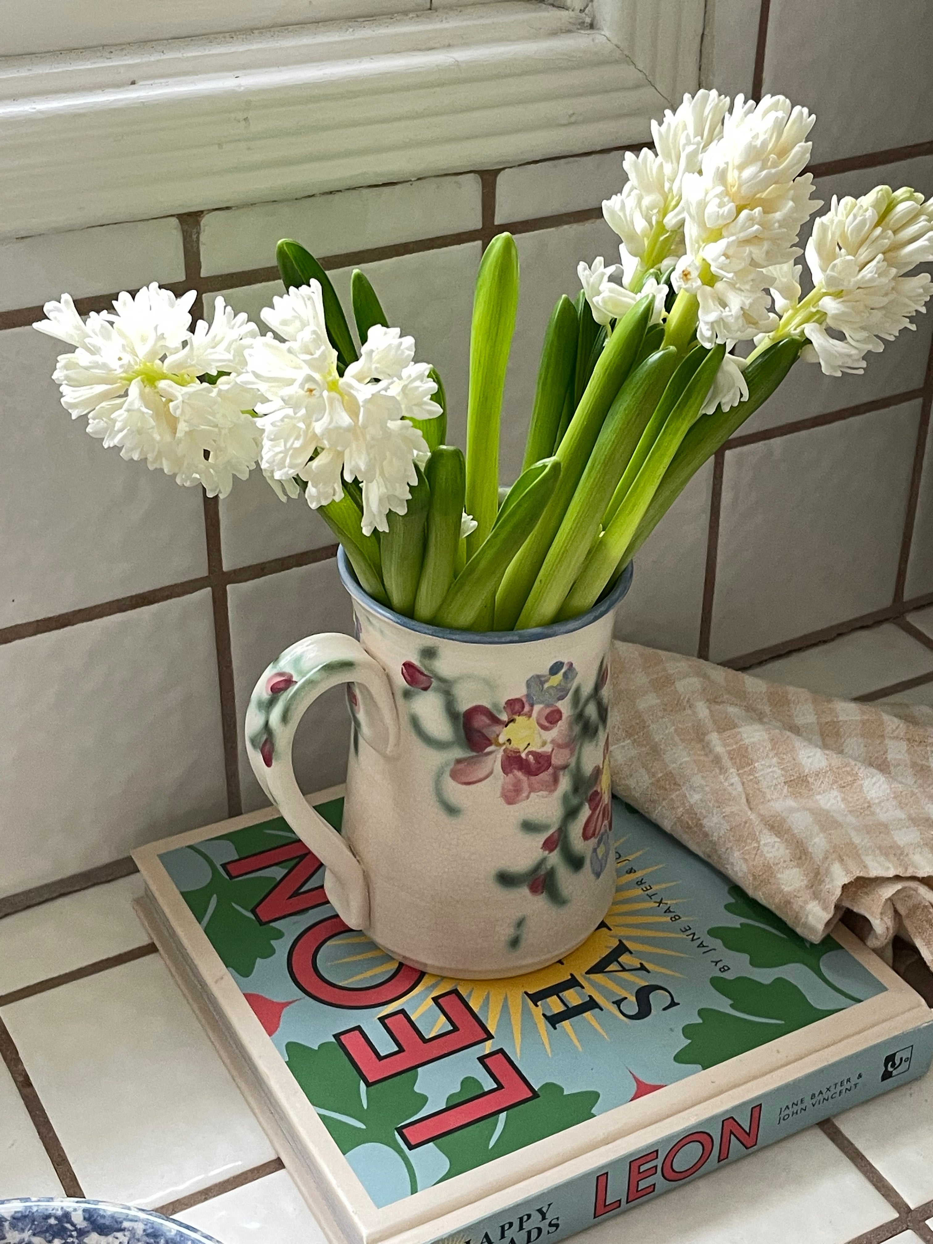 Spring Fling Art Pottery Vase