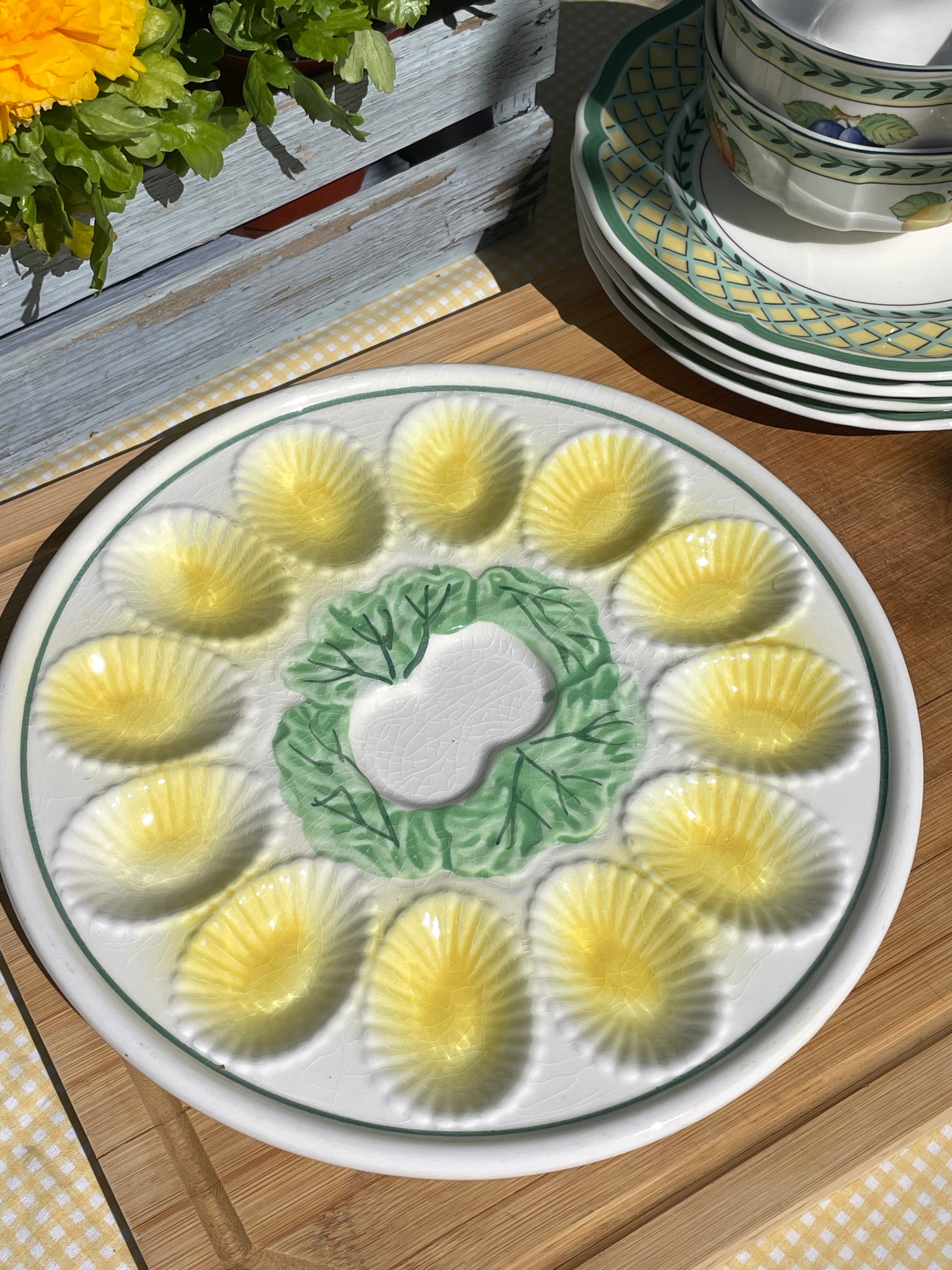 Sunny Side Up Deviled Egg Plate