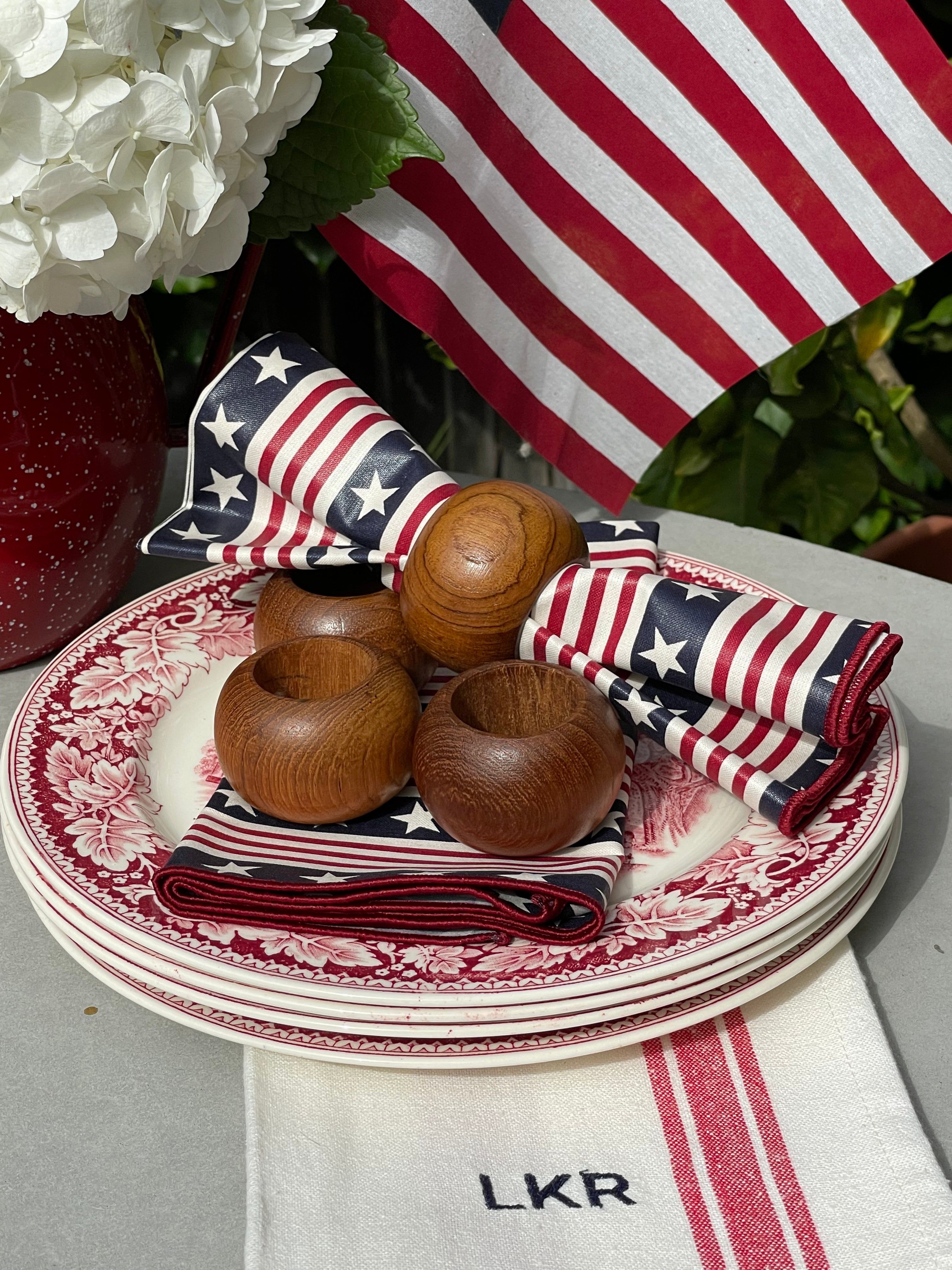 Crestwood Napkin Rings, Set of 4