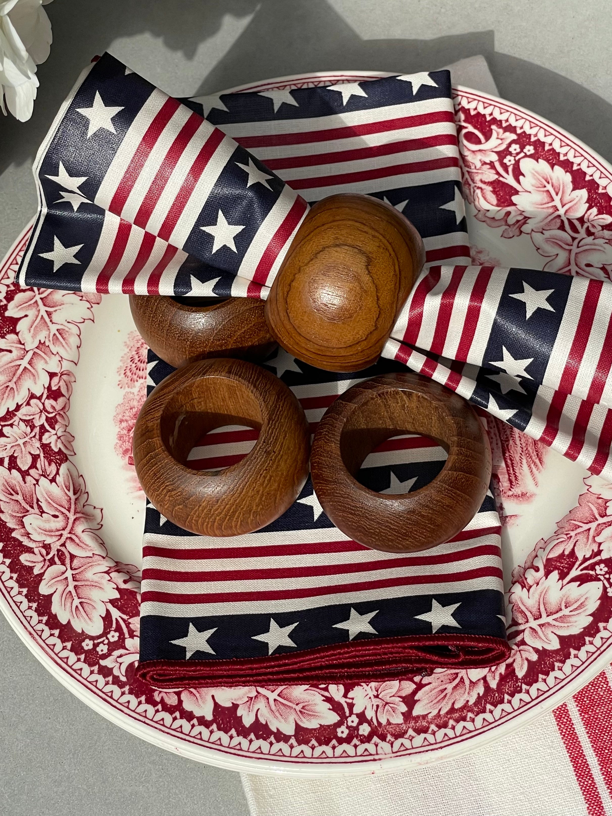 Crestwood Napkin Rings, Set of 4