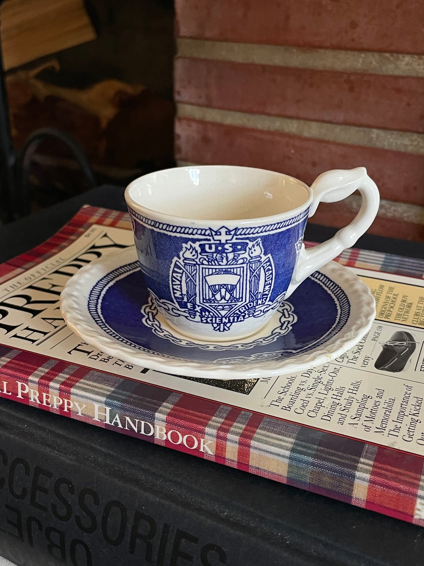 Maritime Espresso Cup and Saucer