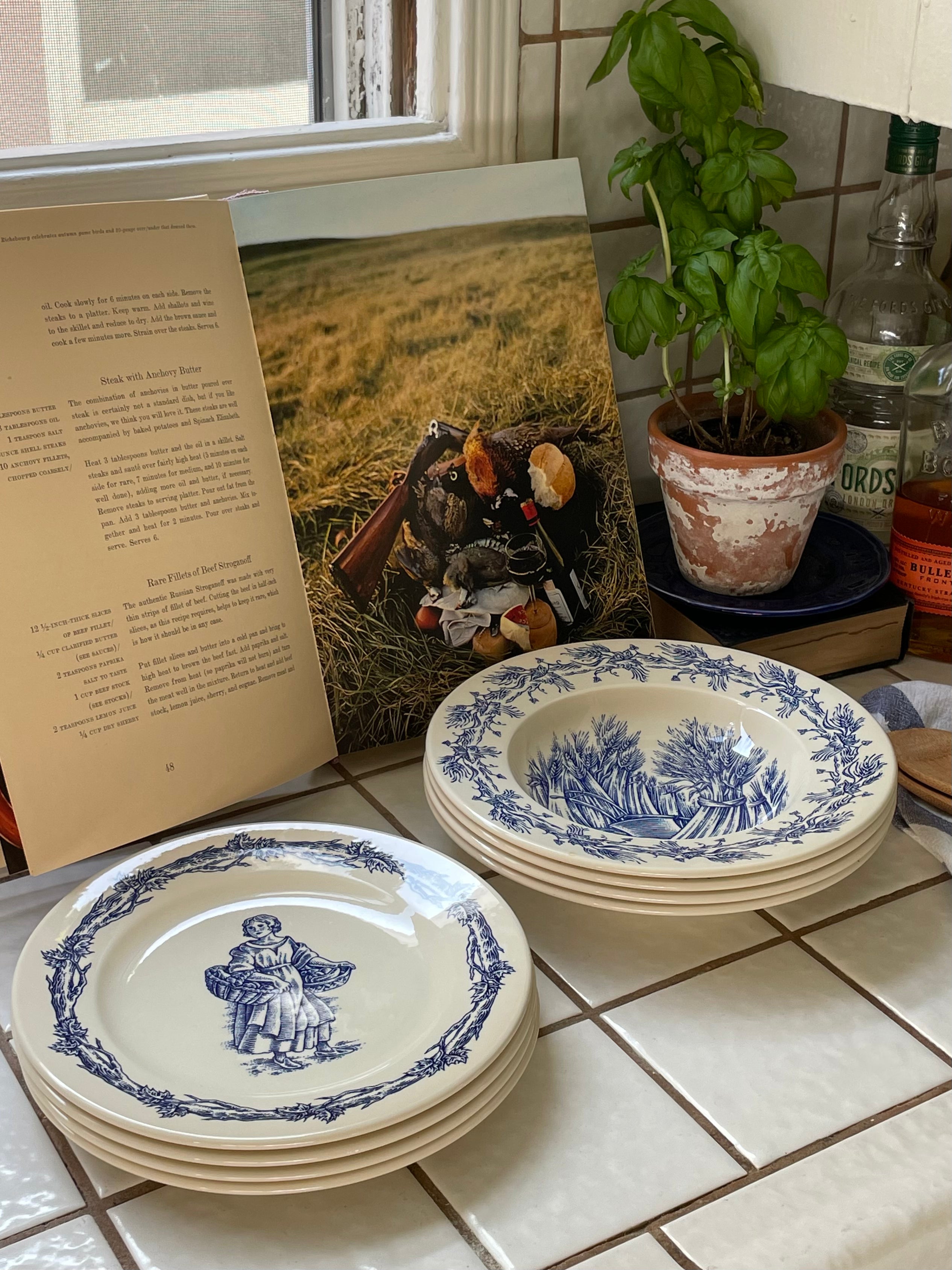 Blue Harvest Soup and Salad 8-Piece Set