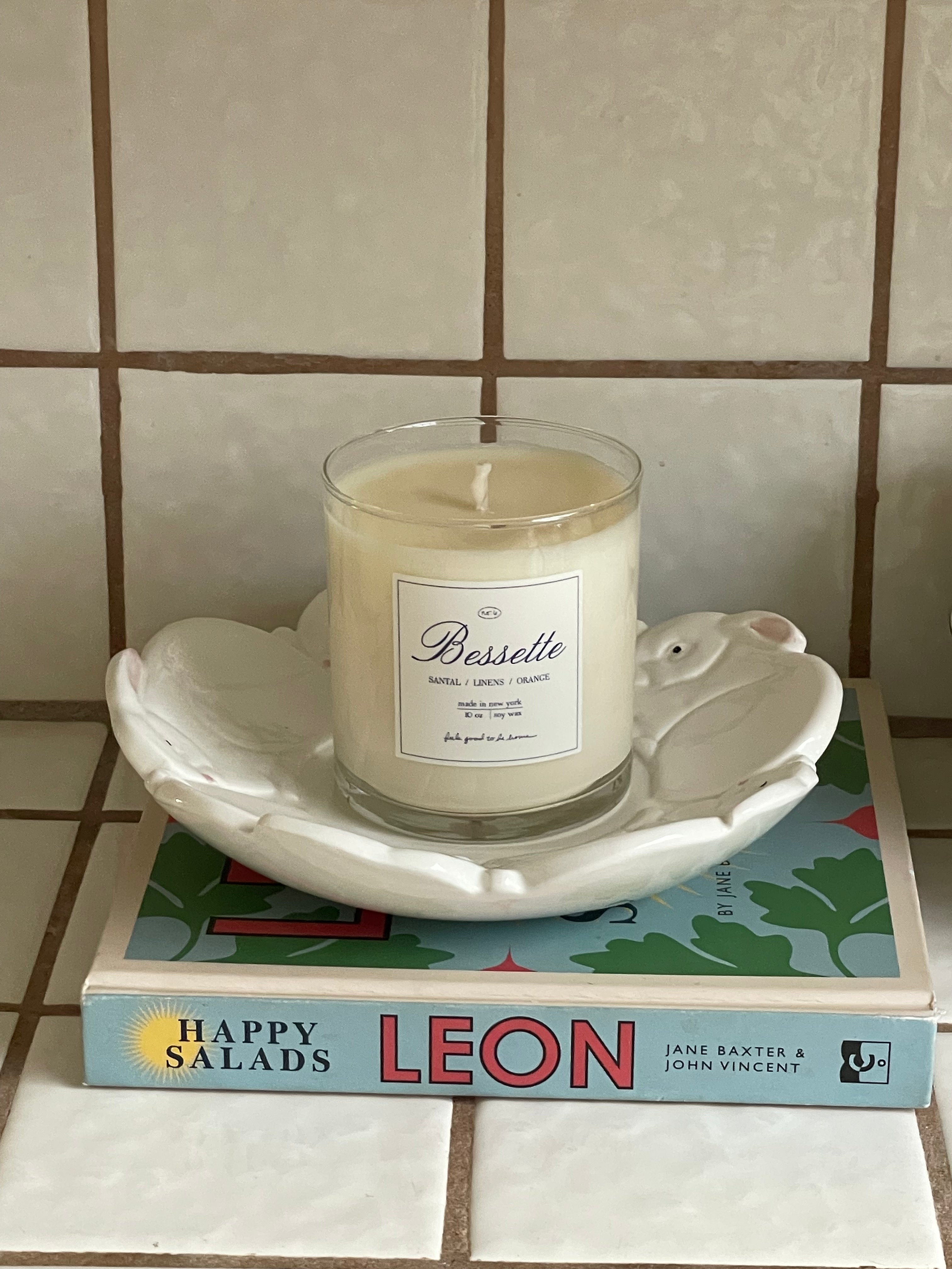 Cottontail Candle Plate