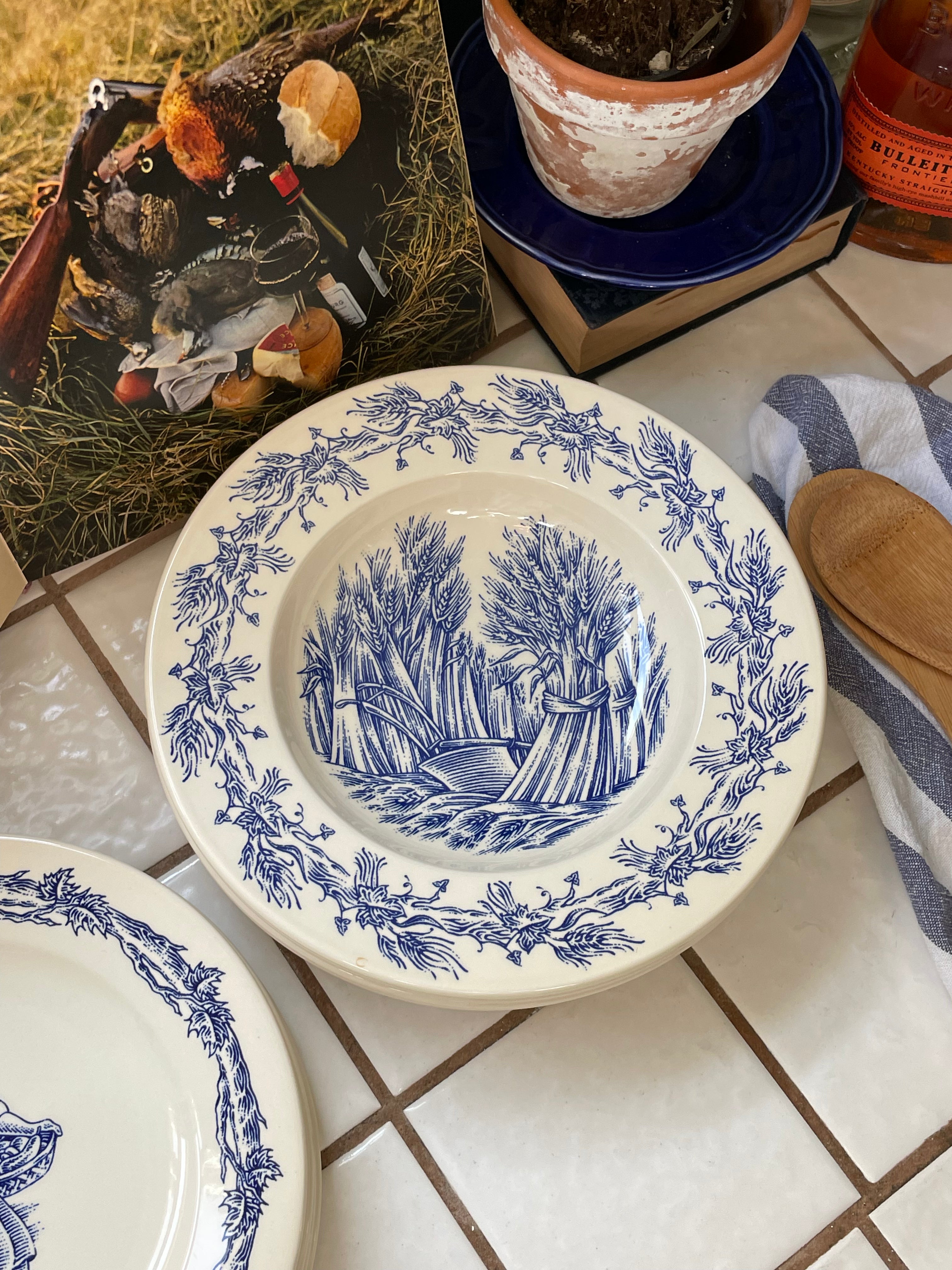Blue Harvest Soup and Salad 8-Piece Set