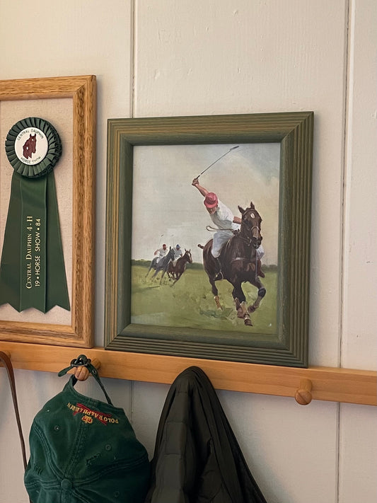 Belmont Polo Framed Art