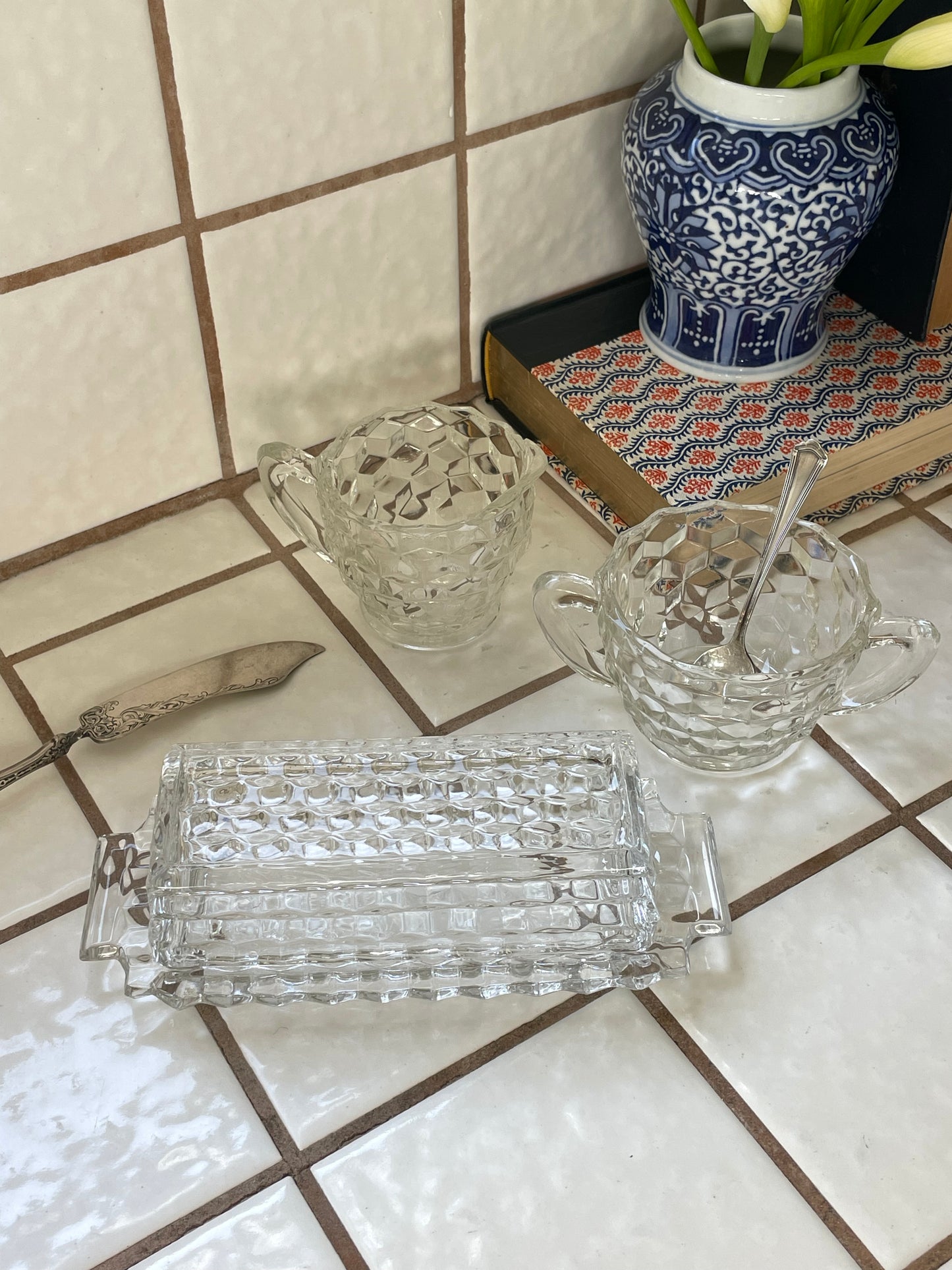 Darcy 3-piece glass kitchen set