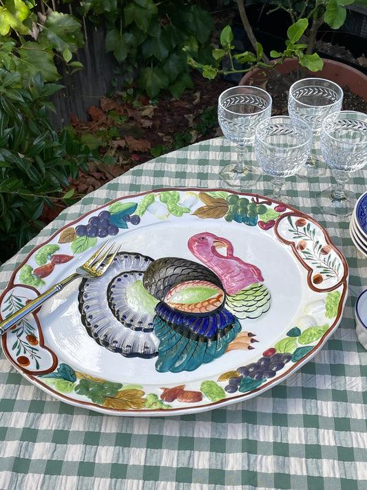 Fruitful Harvest Turkey Platter