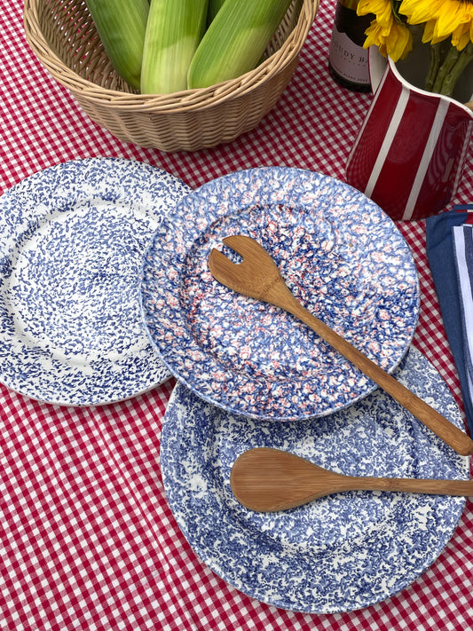 Sponge-paint 3-Piece Serving Set