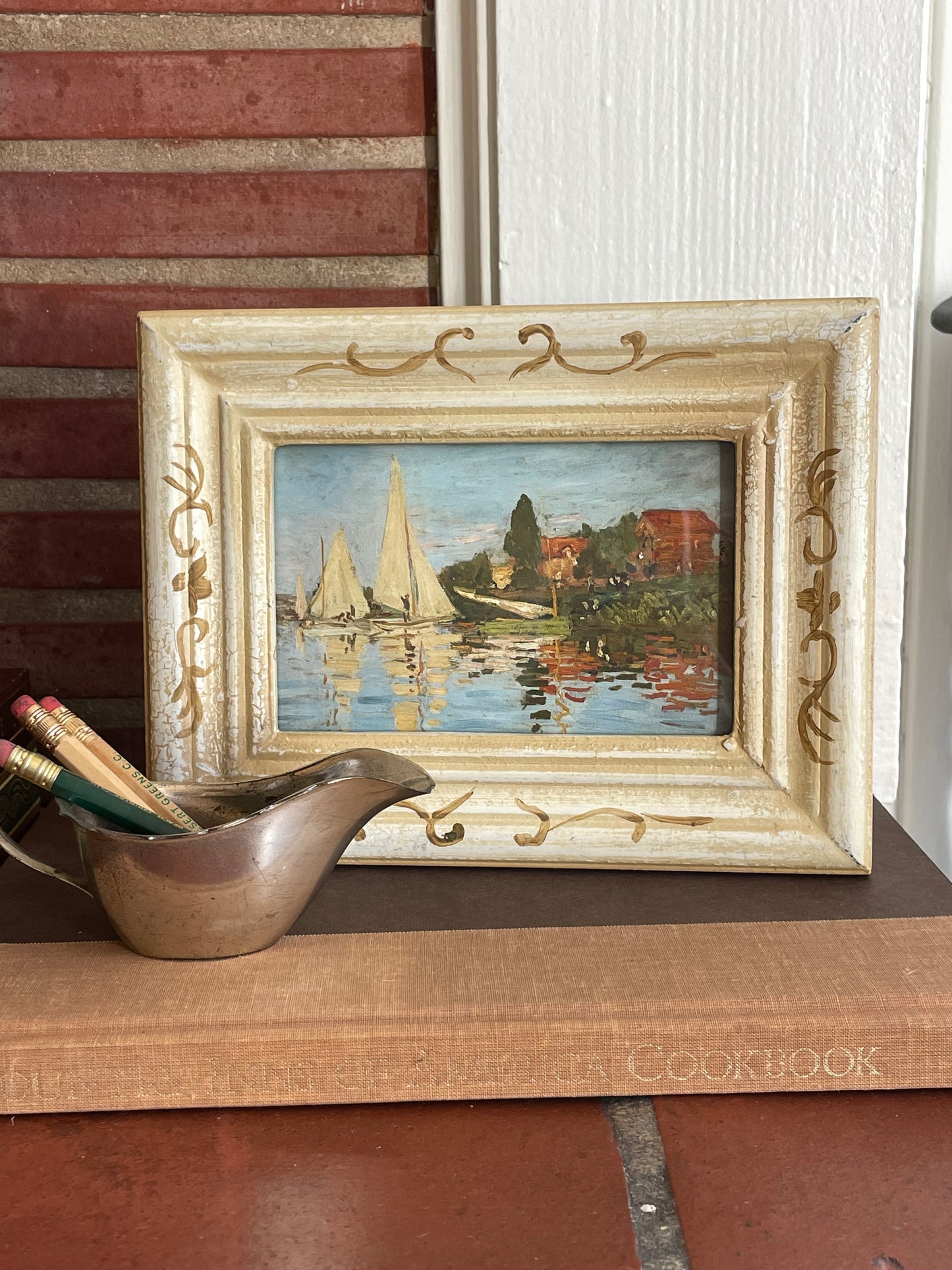 'The Bridge at Argenteuil' Framed Art