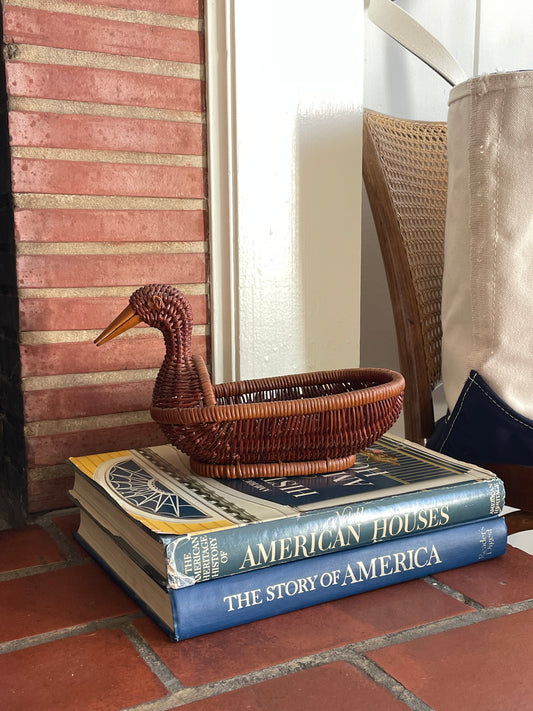 Duckling Wicker Basket