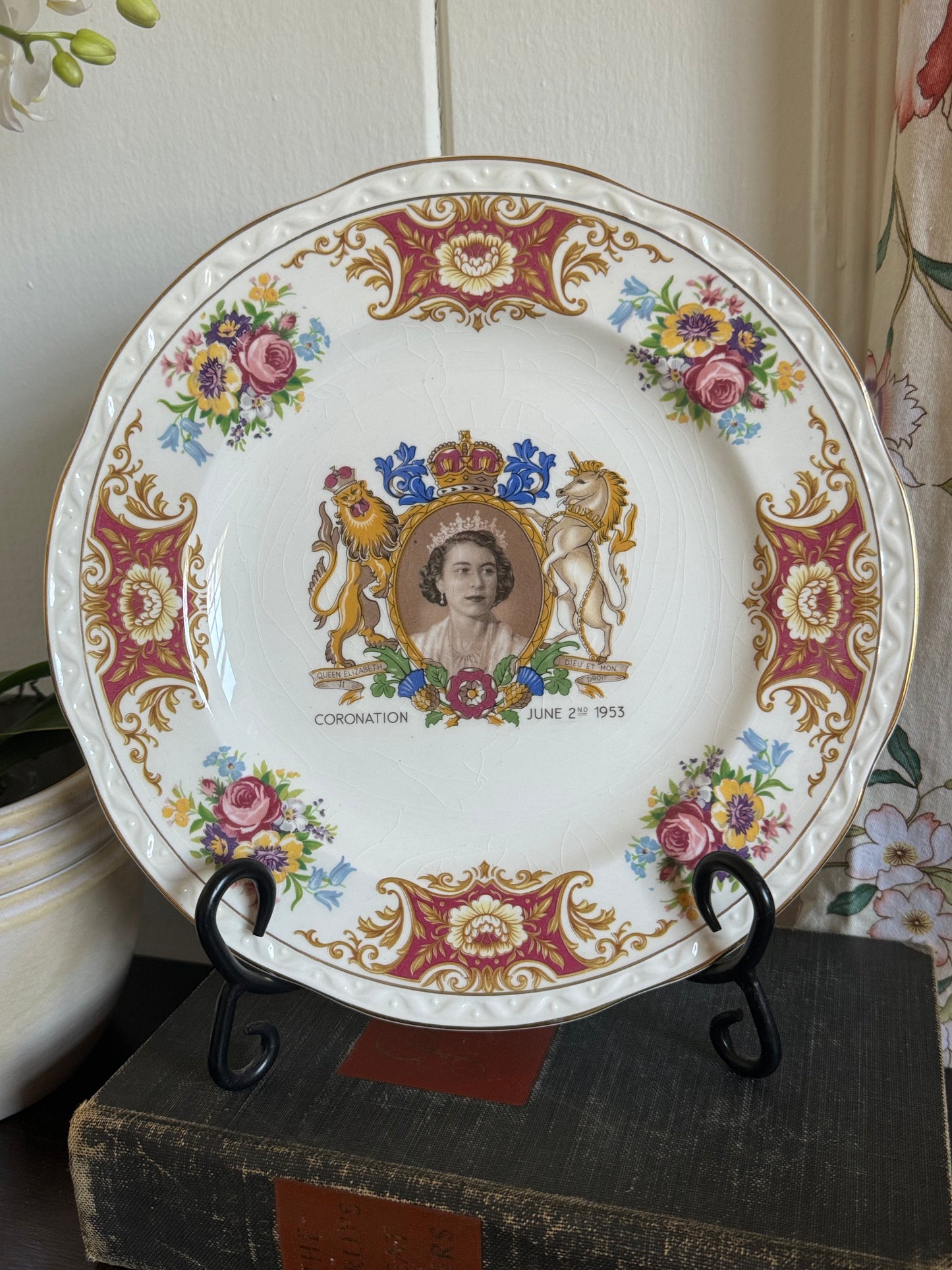 Queen Elizabeth Coronation Plate