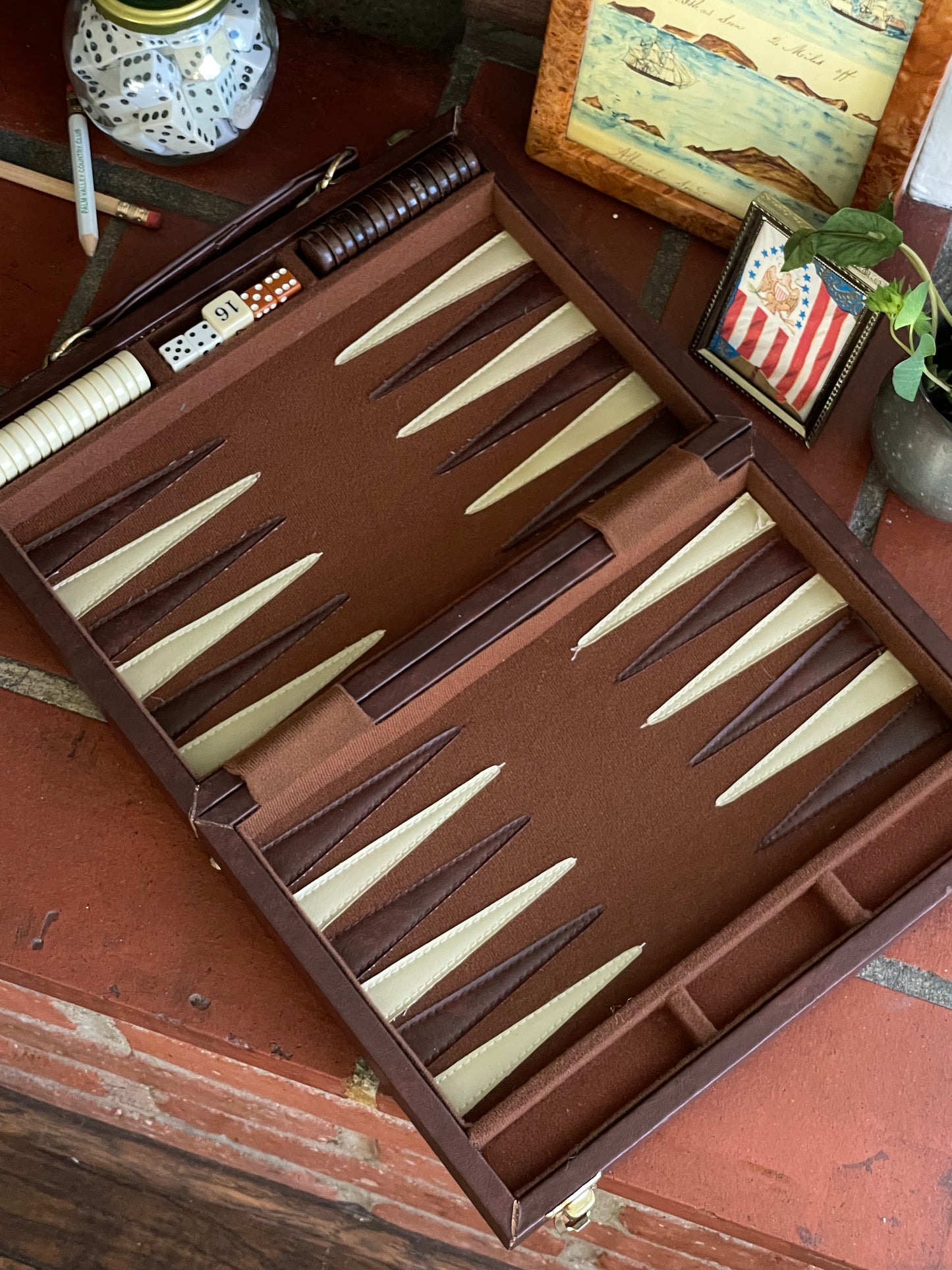 Vintage Backgammon Set
