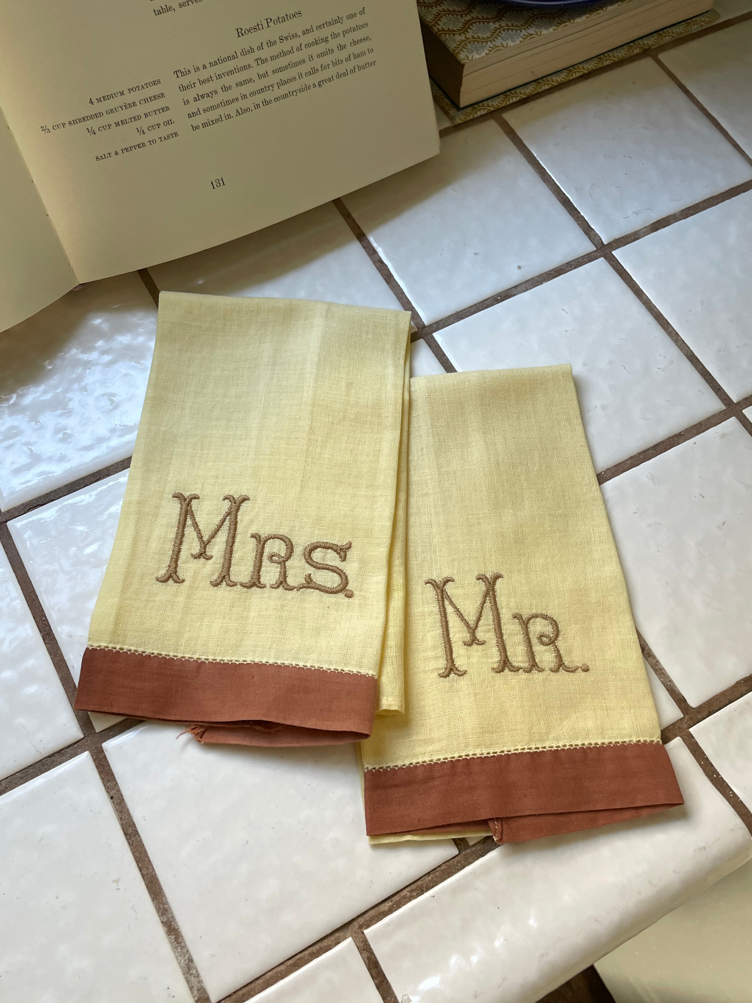 Newlywed Napkins, Set of 2