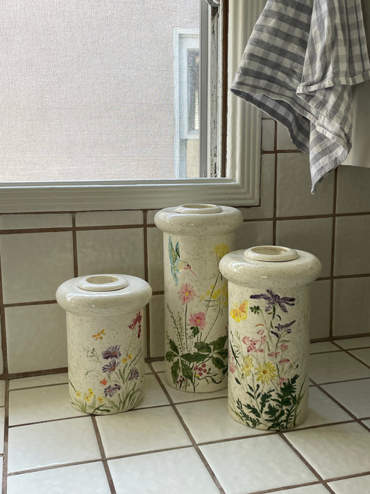 Wildflower Kitchen Canisters