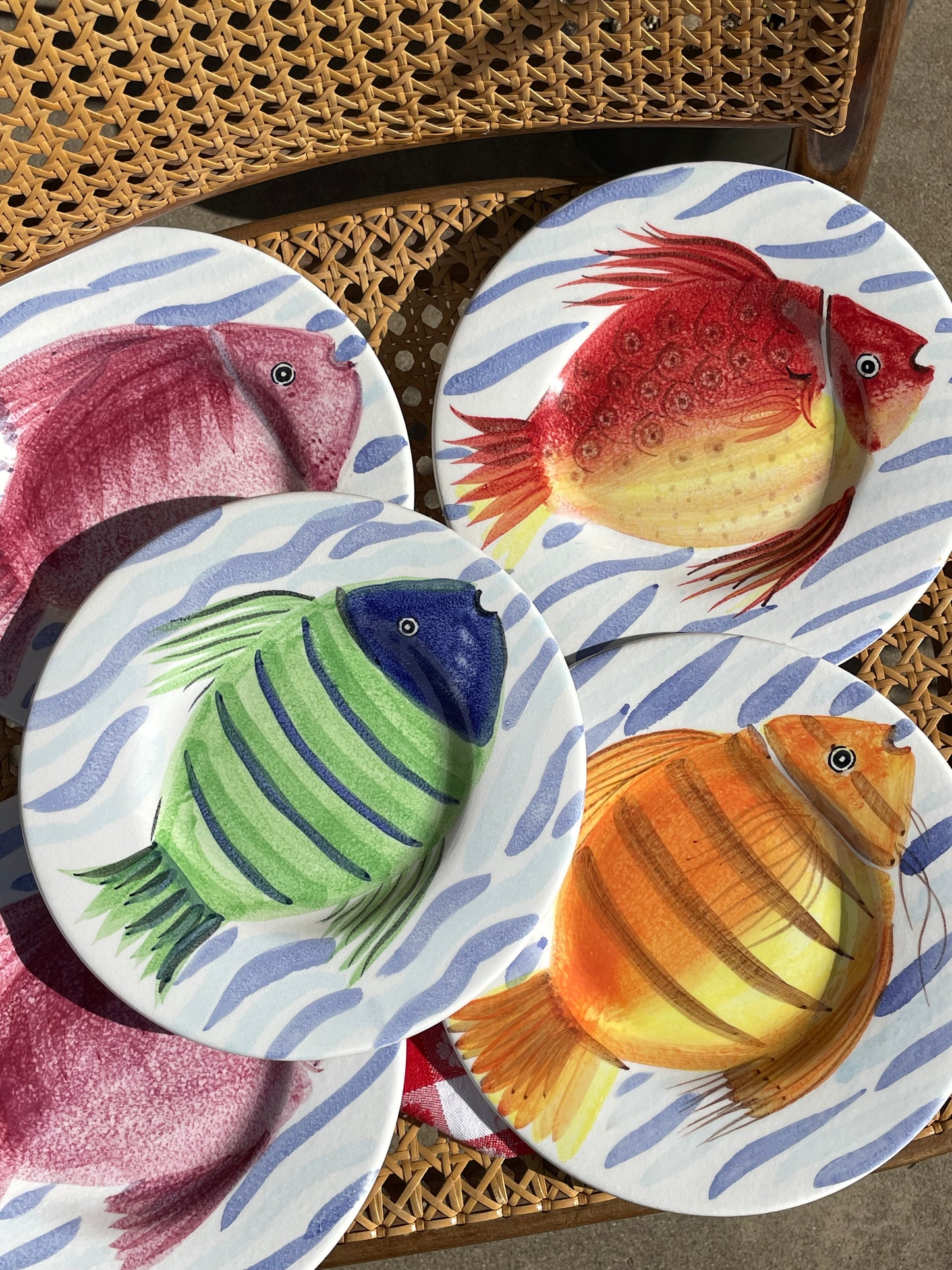 Catch & Release Salad Plates, Set of 5