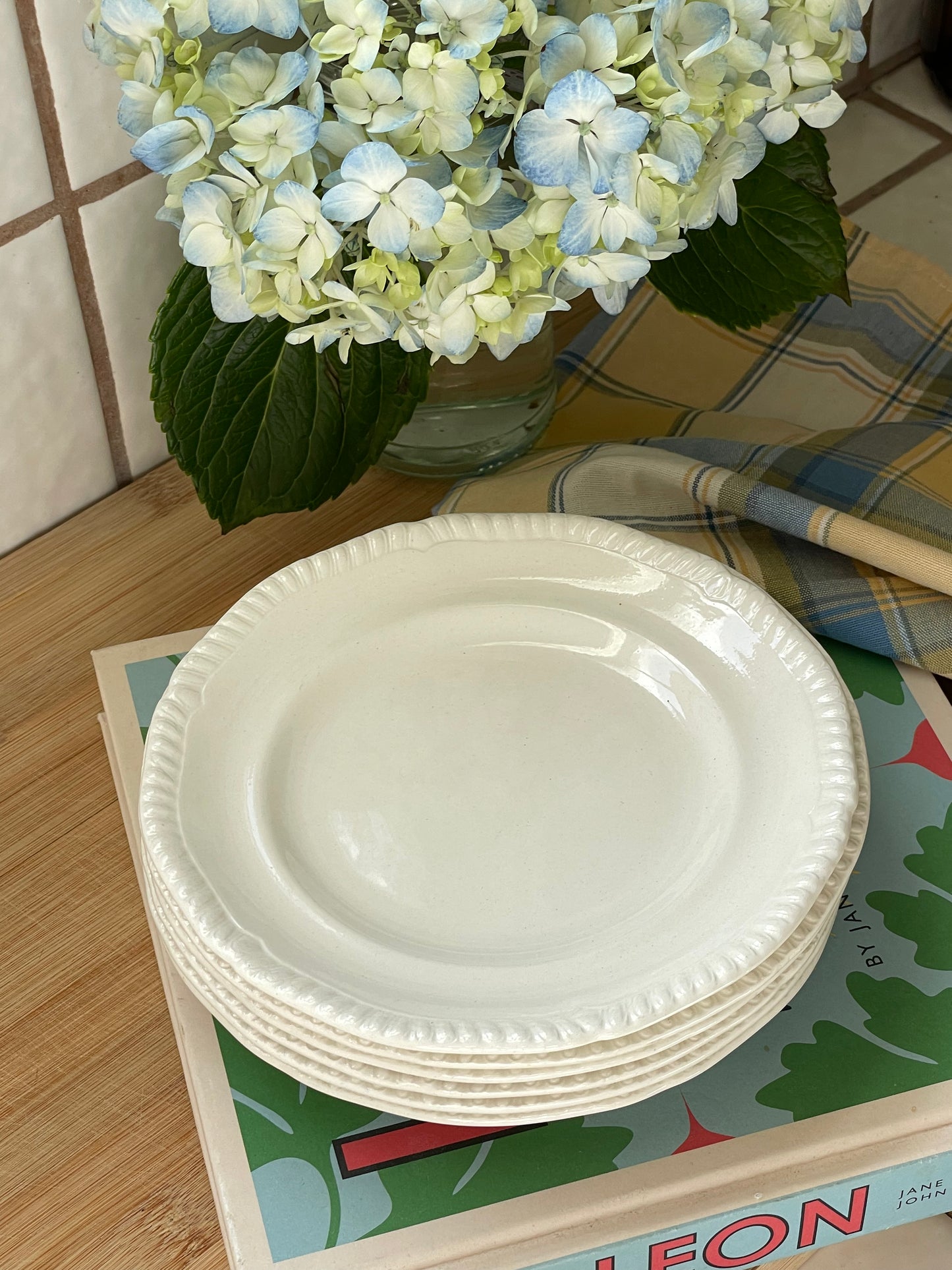 Spode Gadroon Appetizer plates, Set of 6