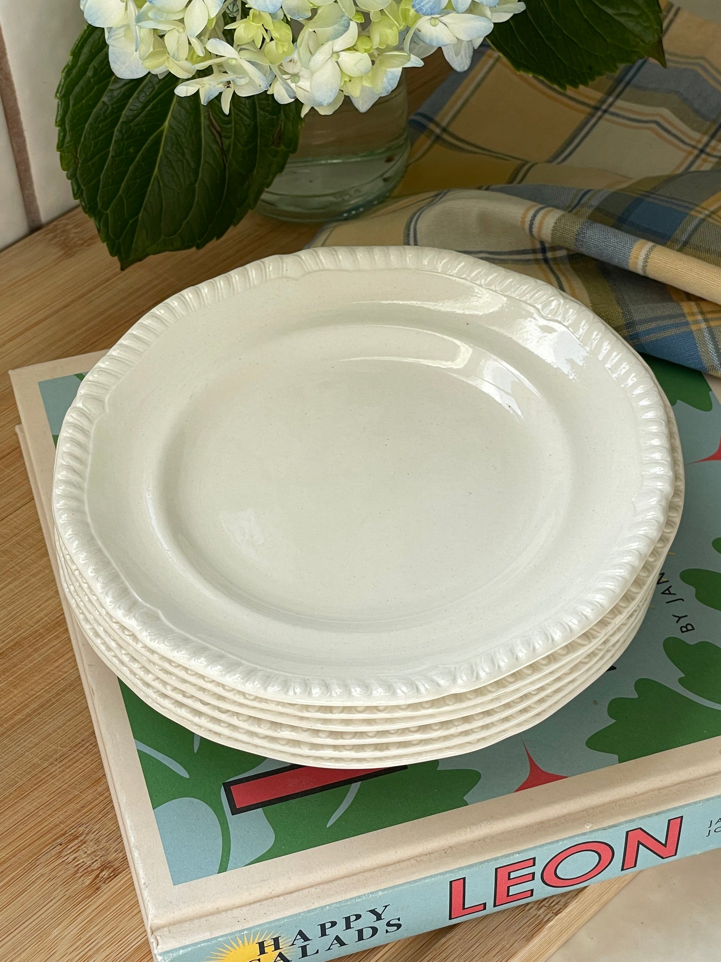 Spode Gadroon Appetizer plates, Set of 6