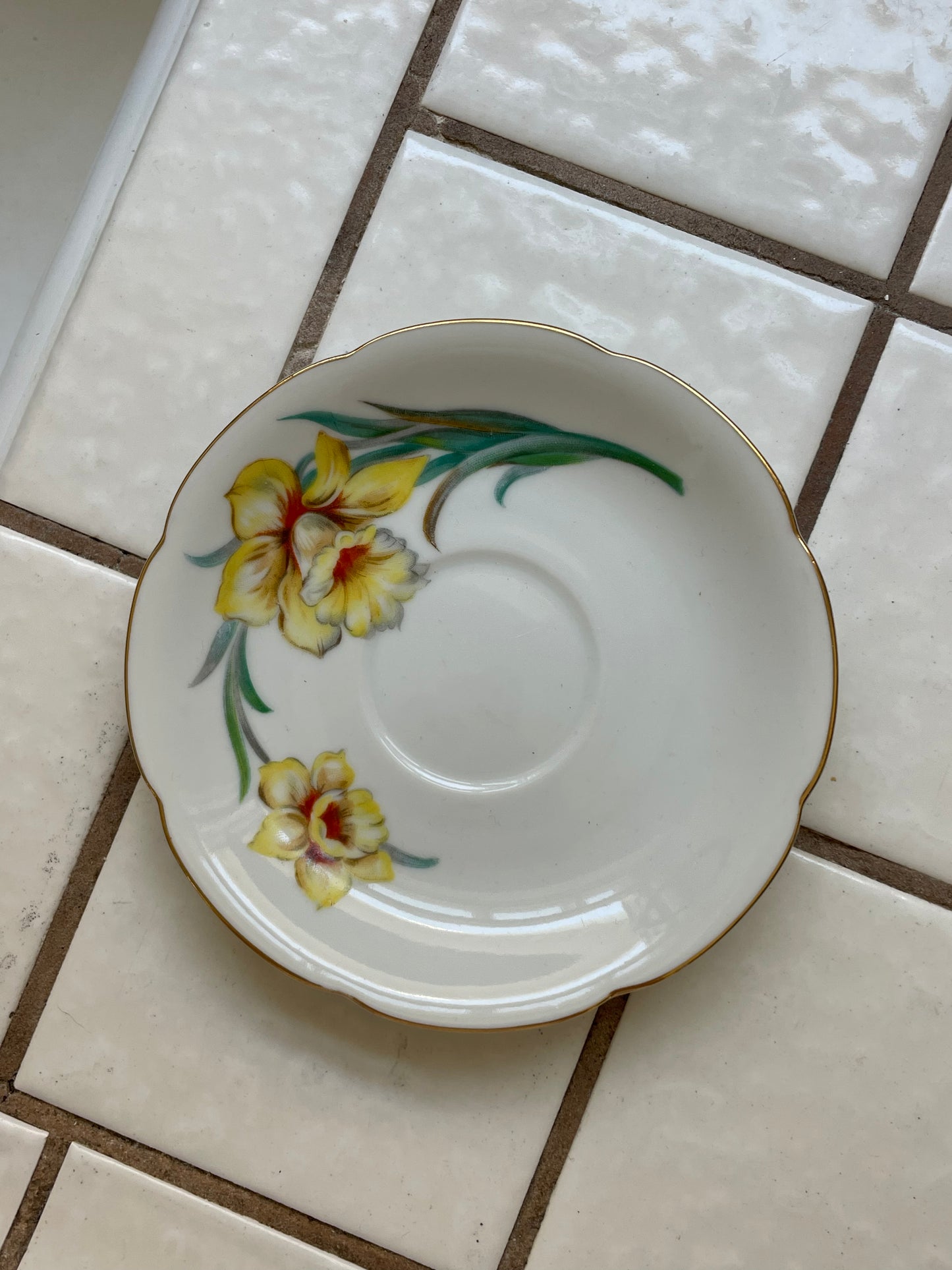 Daffodil Trinket Plate