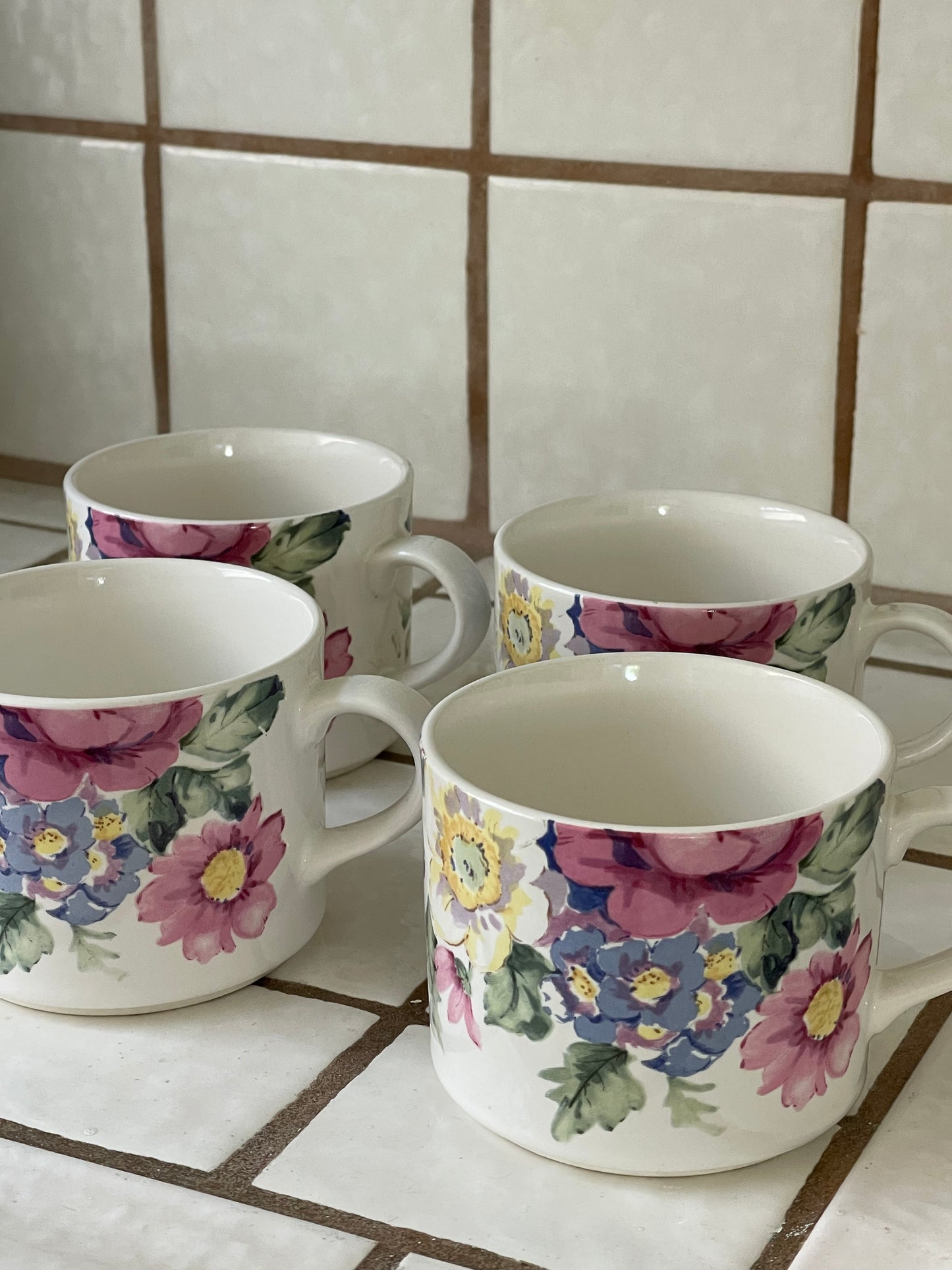 Darby Coffee Mugs, Set of 4