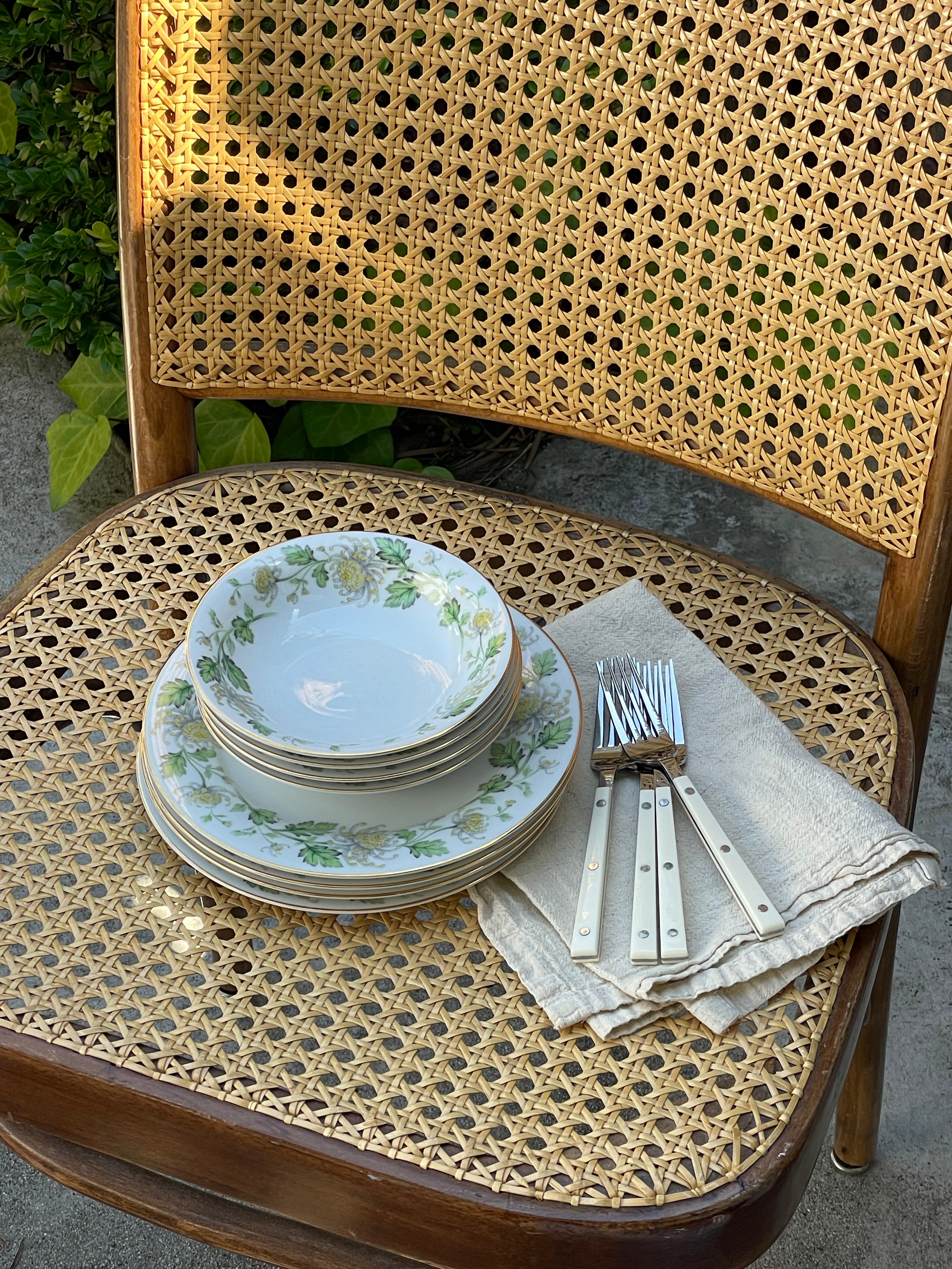 Silverado Plate and Bowls, Set of 4