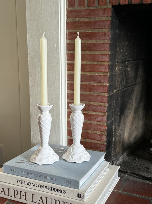 Charlotte Candlesticks, Set of 2