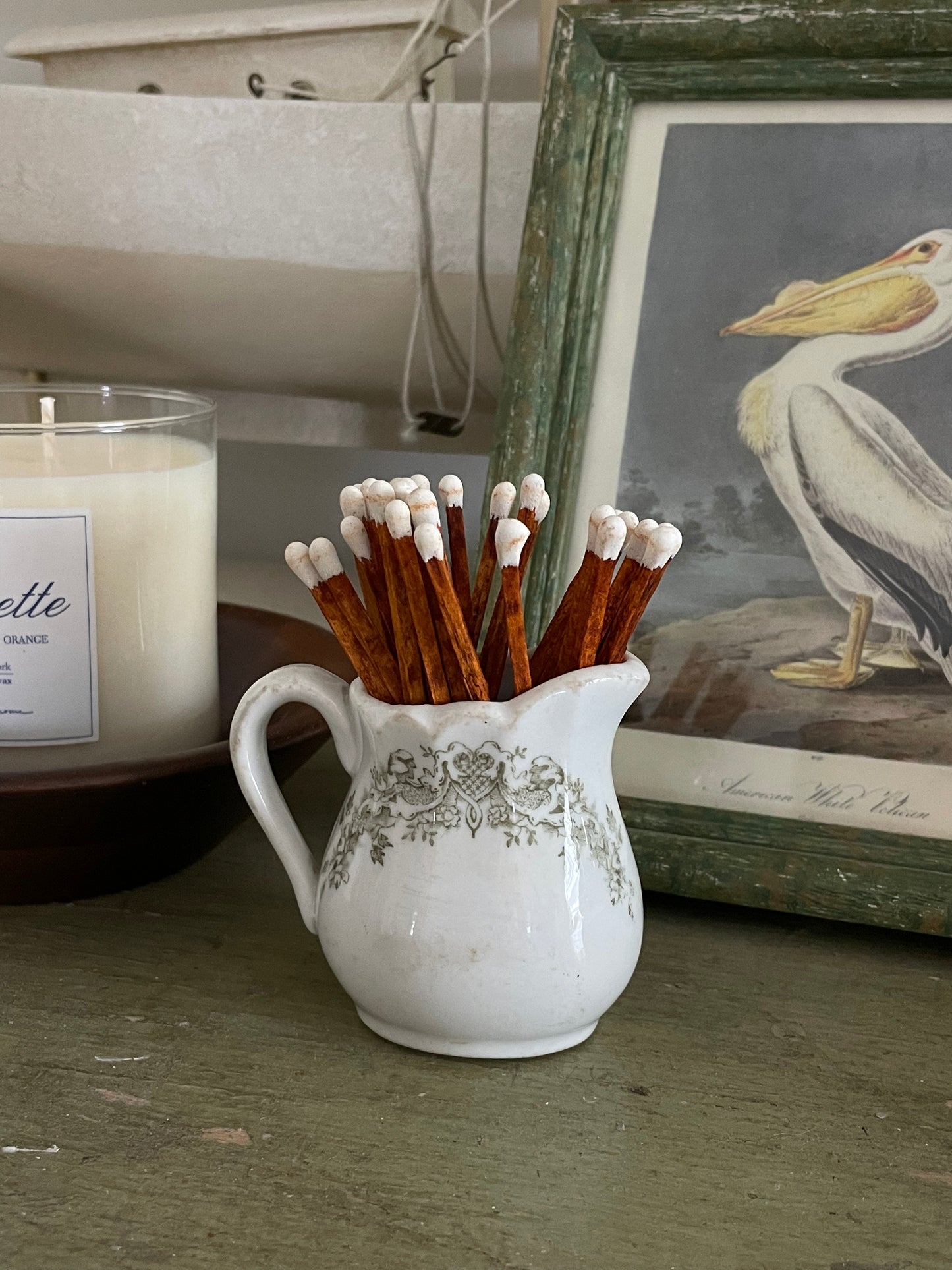 Kingston Candle Plate and Matchstick Holder